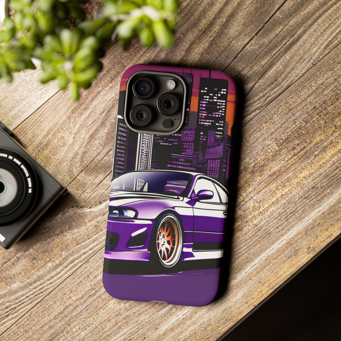Nissan 240sx S15-Dual Layer Ultra Tough Phone Case iPhone 15 Pro Max Matte Printify by The Night Shift Automotive Apparel