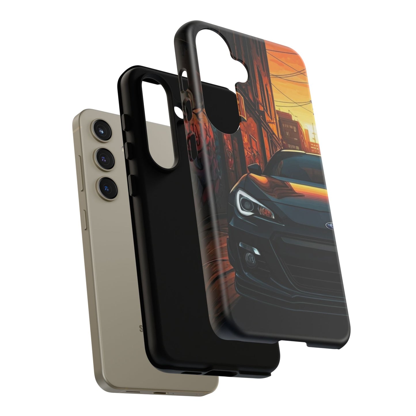 Subaru BRZ Street Life-Dual Layer Ultra Tough Phone Case Printify by The Night Shift Automotive Apparel