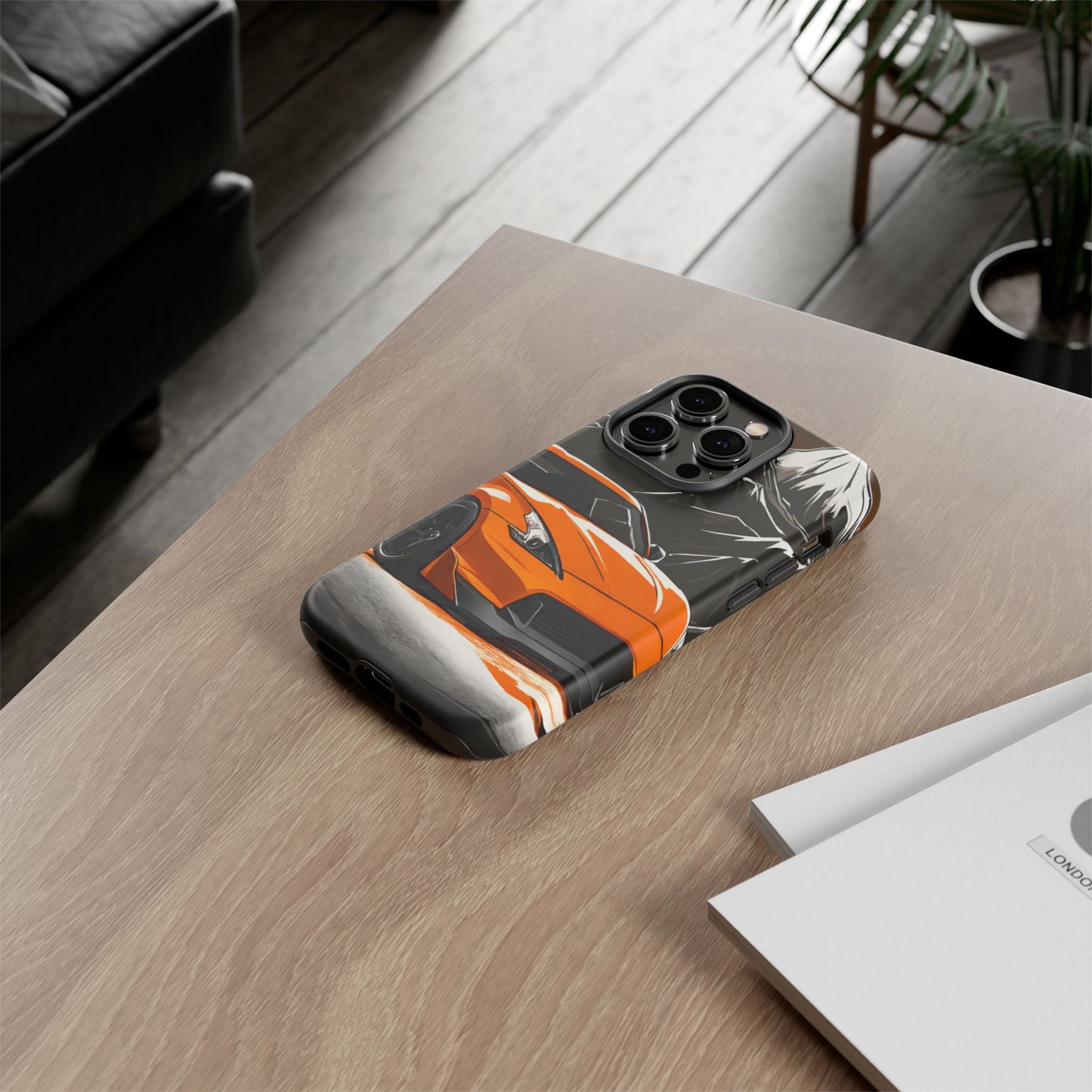 Nissan 370Z Mt Fuji-Dual Layer Ultra Tough Phone Case iPhone 14 Pro Matte Printify by The Night Shift Automotive Apparel
