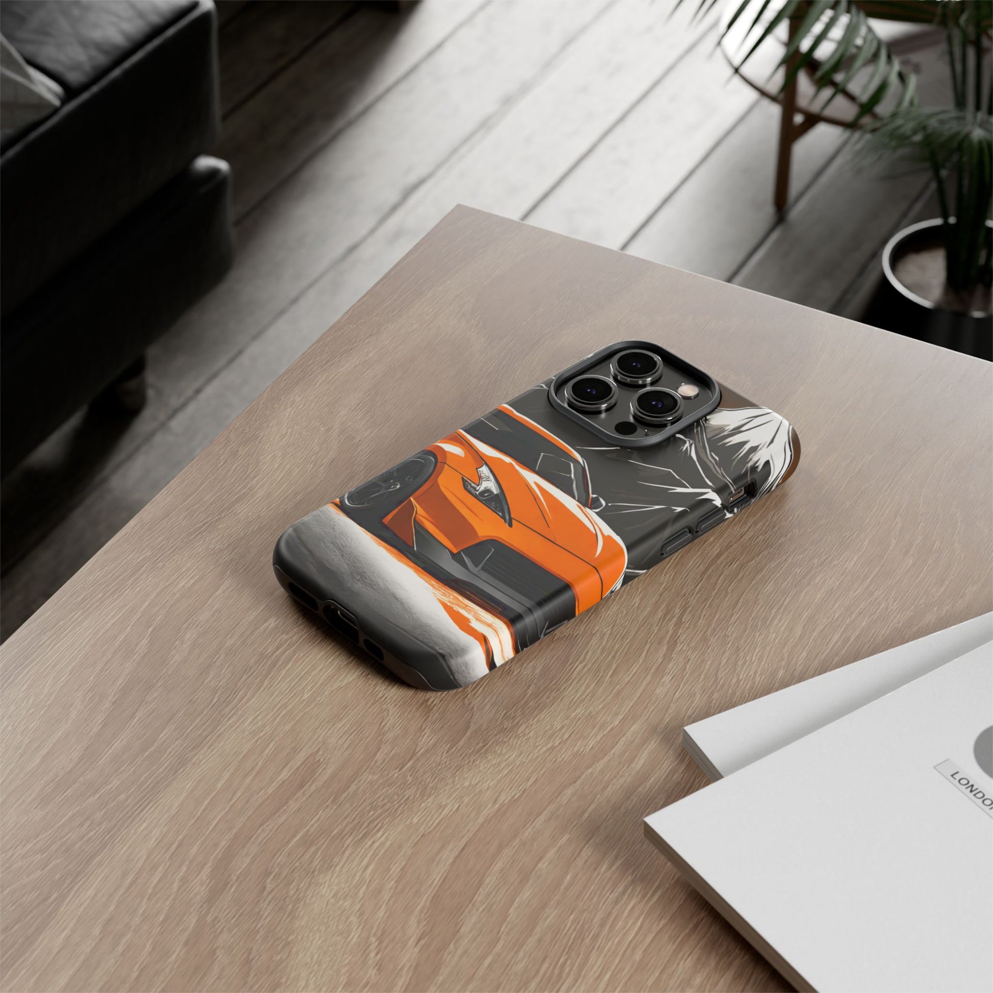 Nissan 370Z Mt Fuji-Dual Layer Ultra Tough Phone Case iPhone 14 Pro Matte Printify by The Night Shift Automotive Apparel