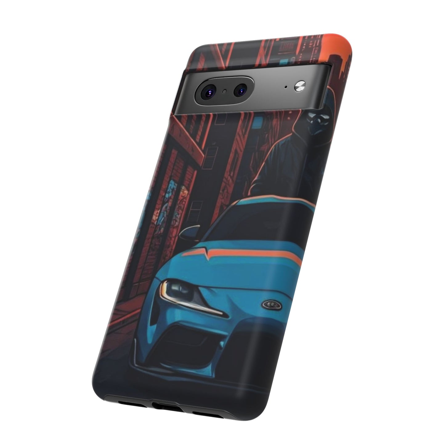 Toyota Supra MK-V Street Life-Dual Layer Ultra Tough Phone Case Printify by The Night Shift Automotive Apparel