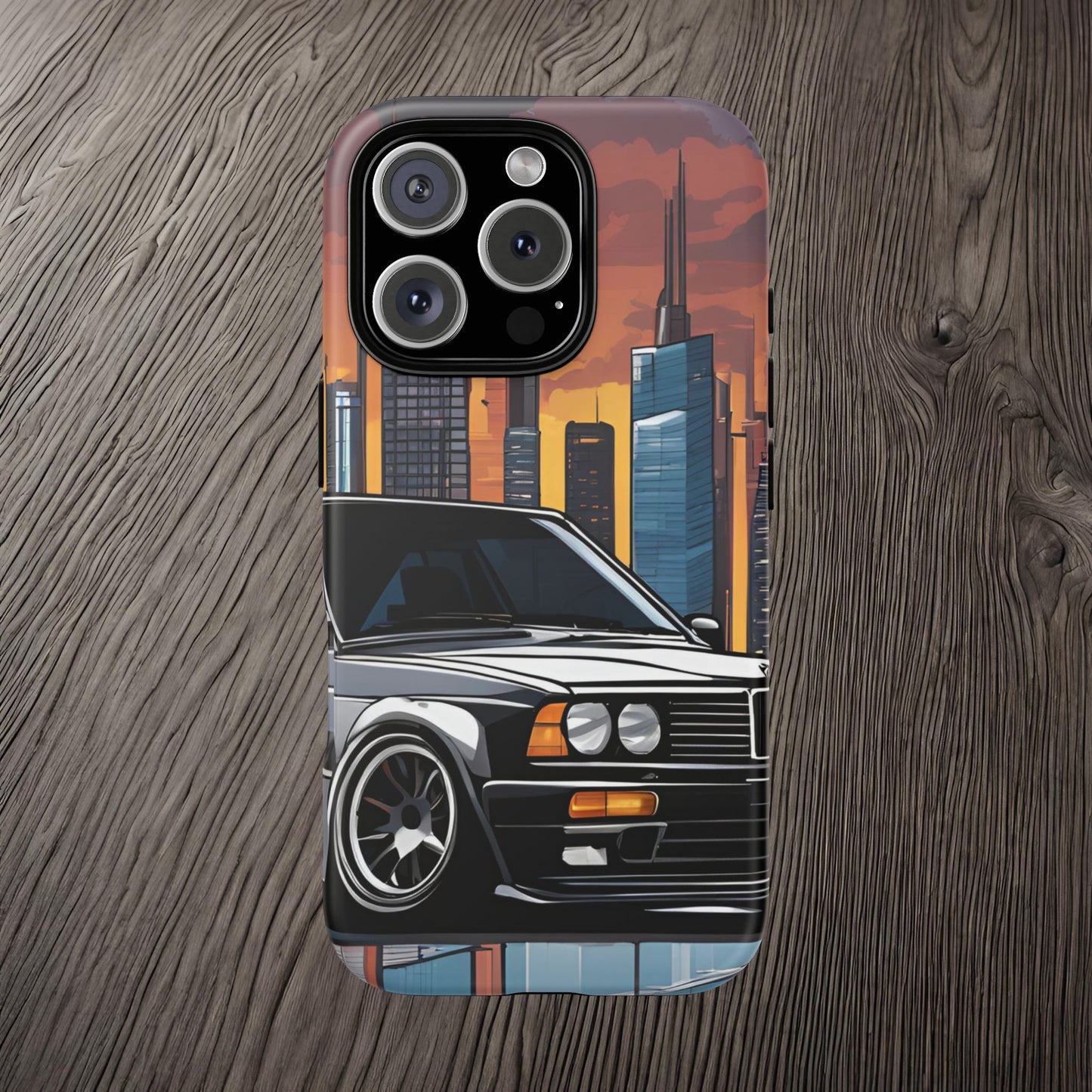 BMW E30 M3-Dual Layer Ultra Tough Phone Case Printify by The Night Shift Automotive Apparel