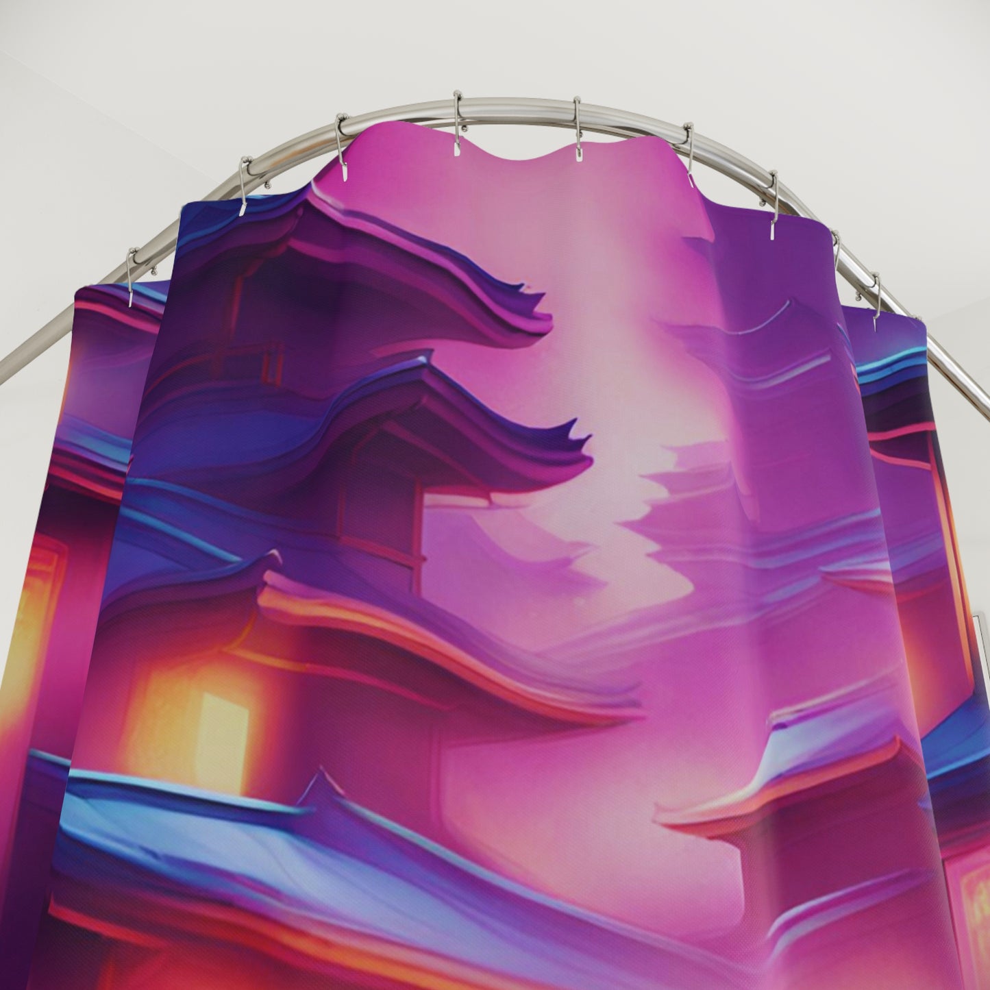 Shower Curtains Printify by The Night Shift Automotive Apparel