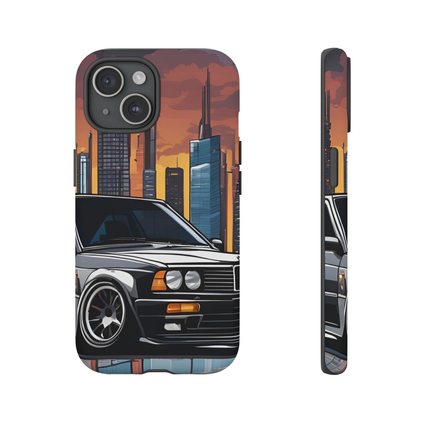BMW E30 M3-Dual Layer Ultra Tough Phone Case Printify by The Night Shift Automotive Apparel