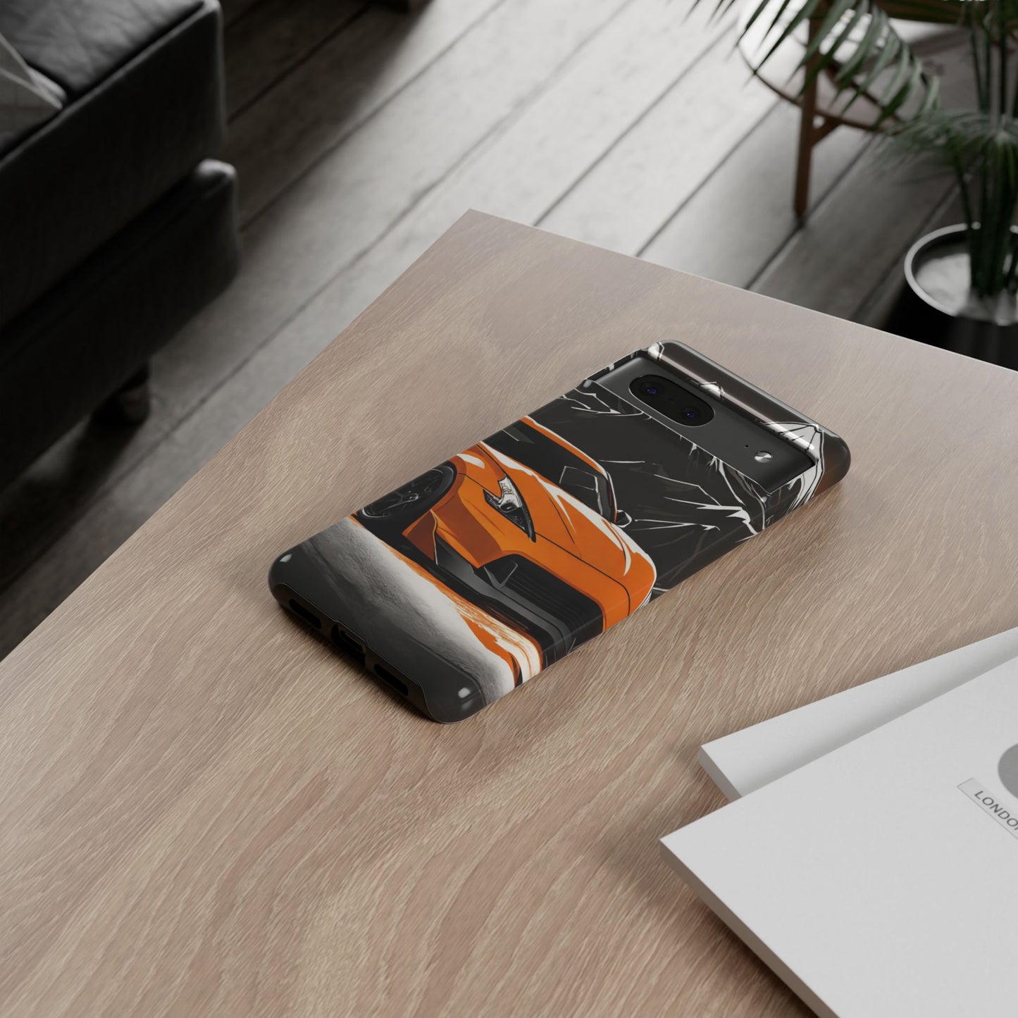 Nissan 370Z Mt Fuji-Dual Layer Ultra Tough Phone Case Google Pixel 7 Glossy Printify by The Night Shift Automotive Apparel
