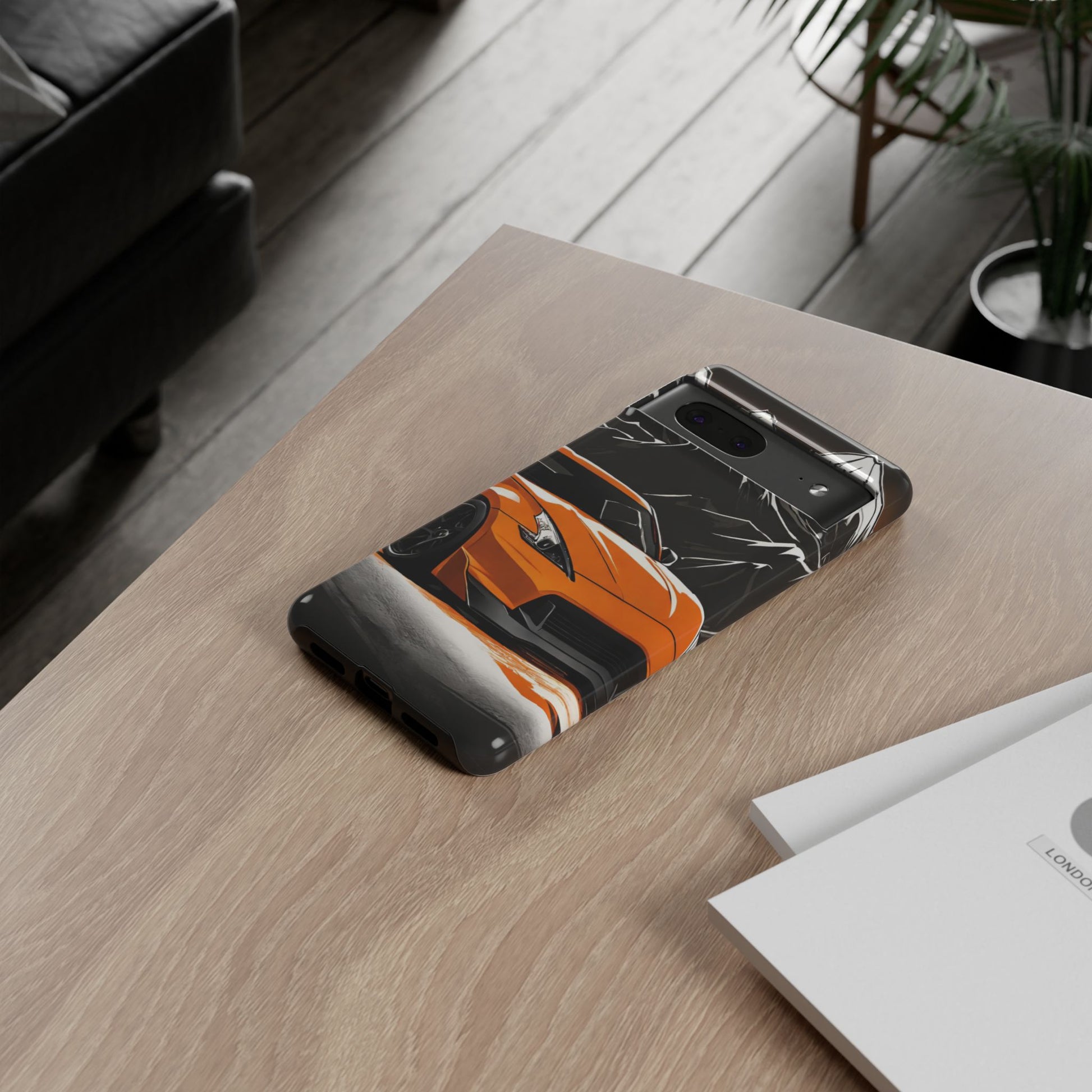 Nissan 370Z Mt Fuji-Dual Layer Ultra Tough Phone Case Google Pixel 7 Glossy Printify by The Night Shift Automotive Apparel