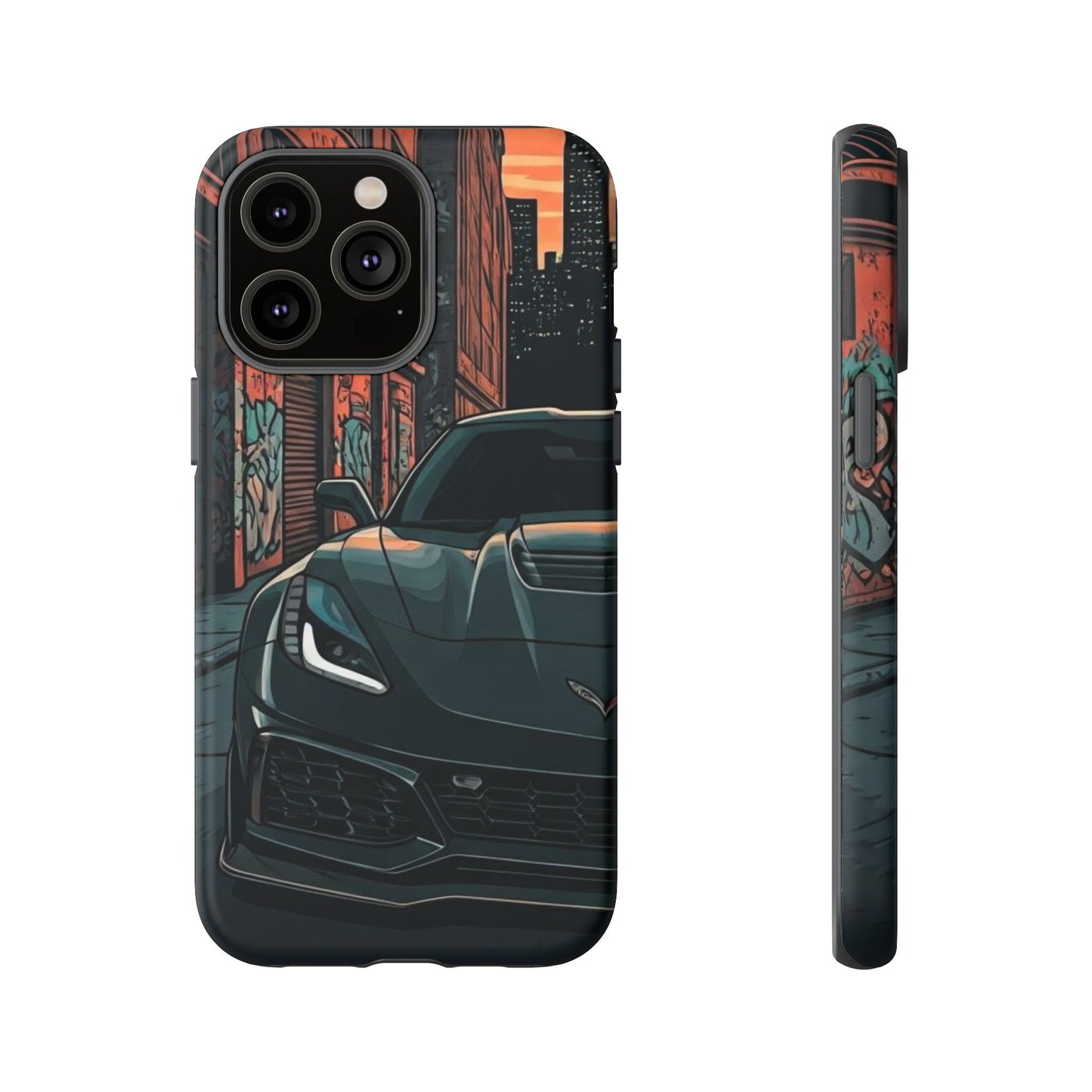Chevy Corvette C7 Street Life-Dual Layer Ultra Tough Phone Case Printify by The Night Shift Automotive Apparel
