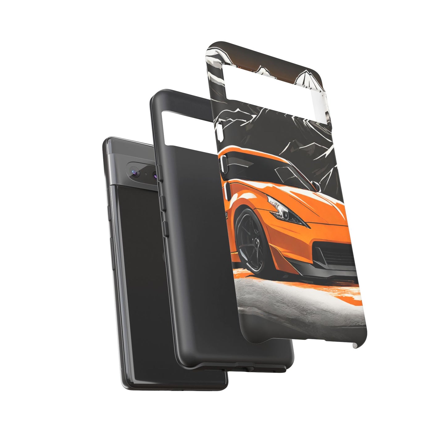 Nissan 370Z Mt Fuji-Dual Layer Ultra Tough Phone Case Printify by The Night Shift Automotive Apparel