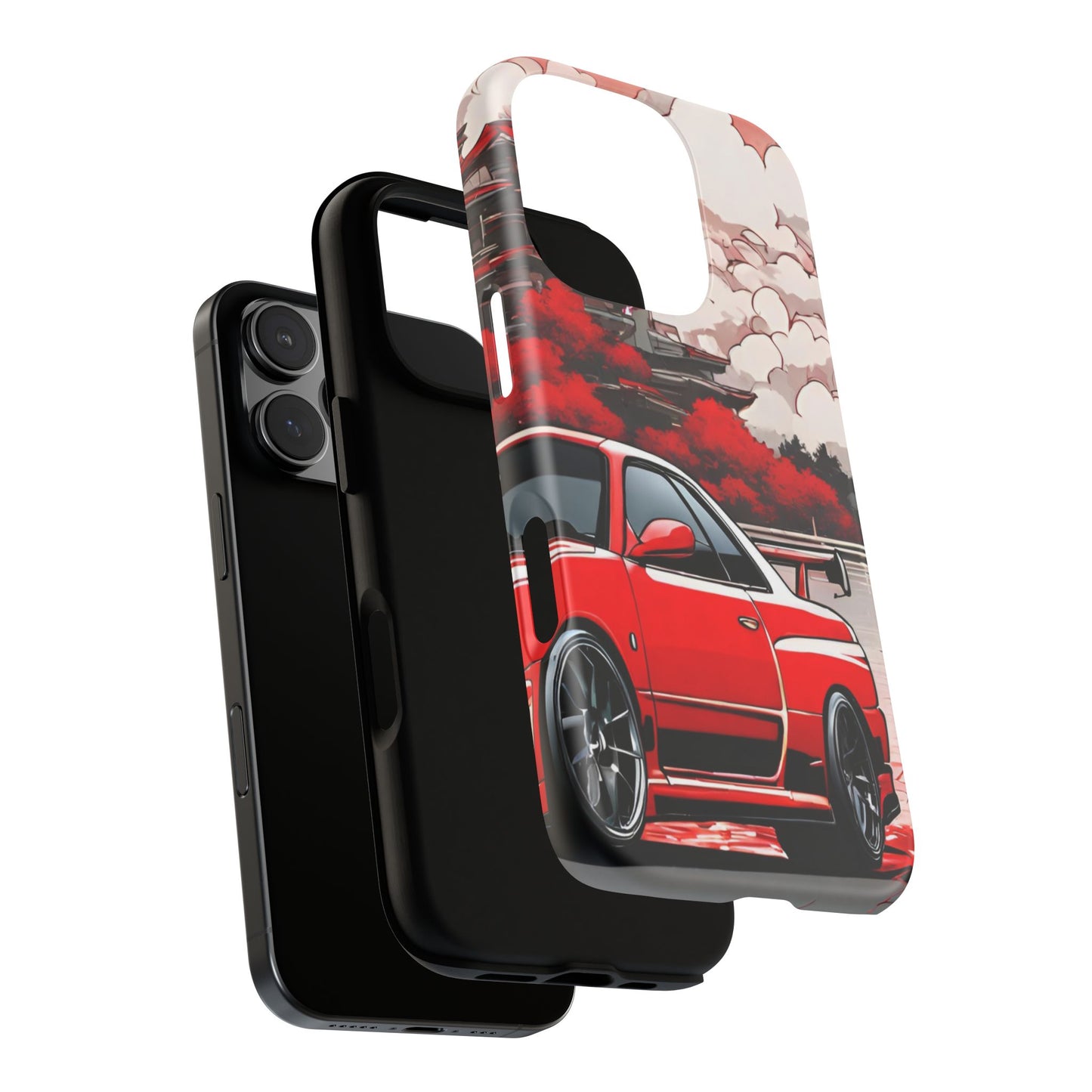 Nissan Skyline R34-Dual Layer Ultra Tough Phone Case Printify by The Night Shift Automotive Apparel