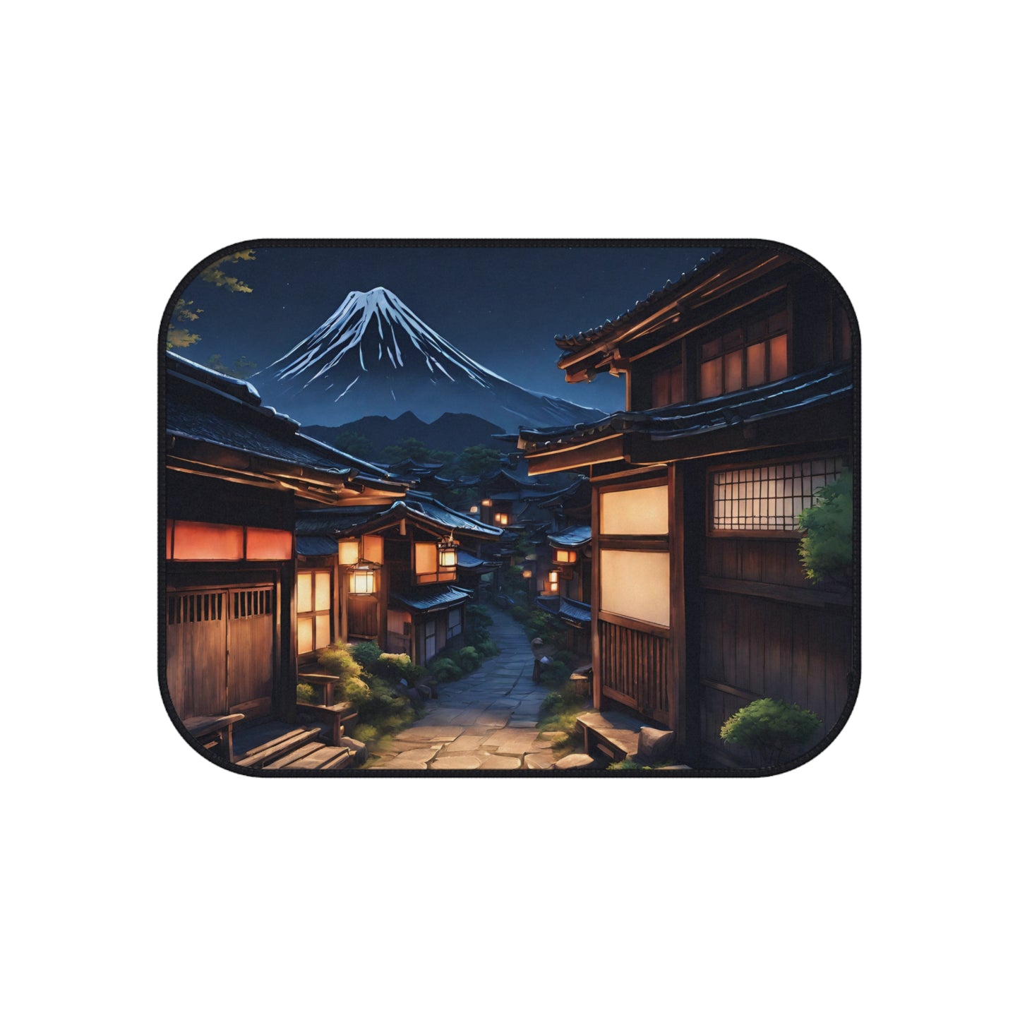 Traditional Japanese Village Countryside-Premium, High Quality Car Floor Mats (Set of 4) Printify by The Night Shift Automotive Apparel