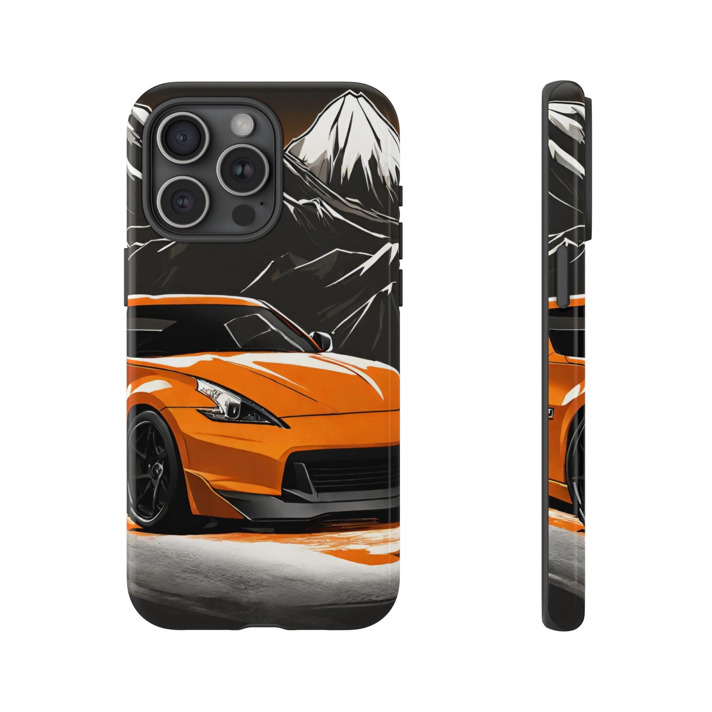Nissan 370Z Mt Fuji-Dual Layer Ultra Tough Phone Case Printify by The Night Shift Automotive Apparel