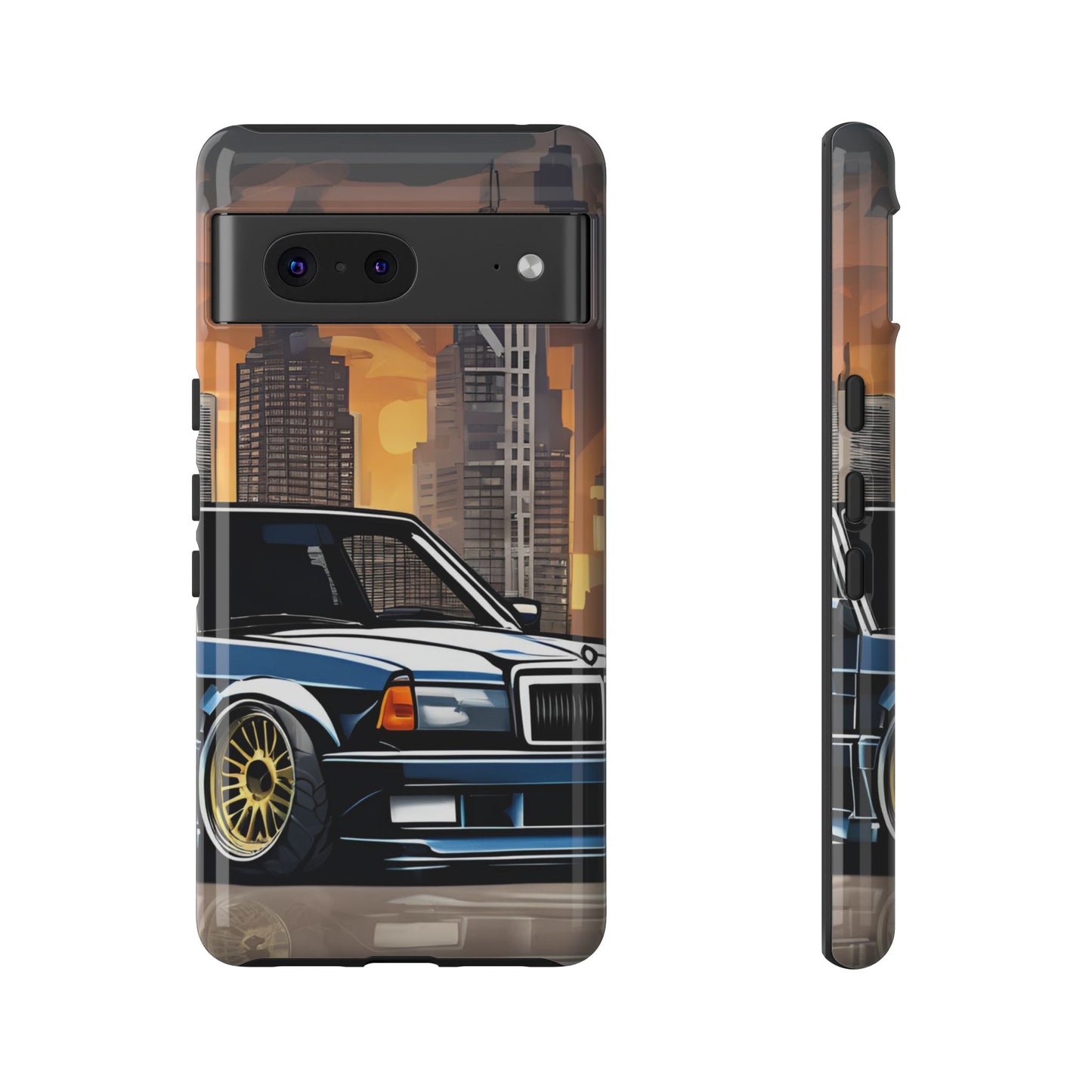 Mercedes Benz 190e Evo-Dual Layer Ultra Tough Phone Case Printify by The Night Shift Automotive Apparel