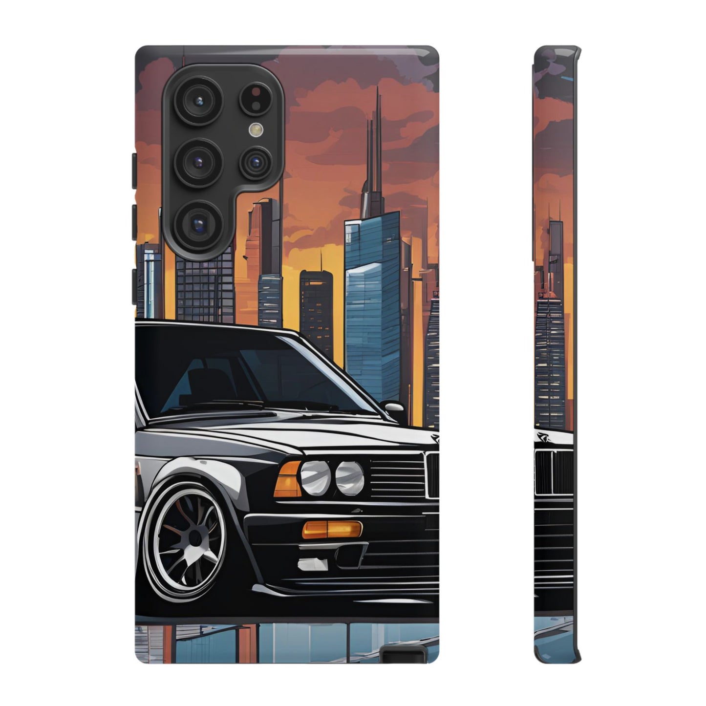 BMW E30 M3-Dual Layer Ultra Tough Phone Case Printify by The Night Shift Automotive Apparel