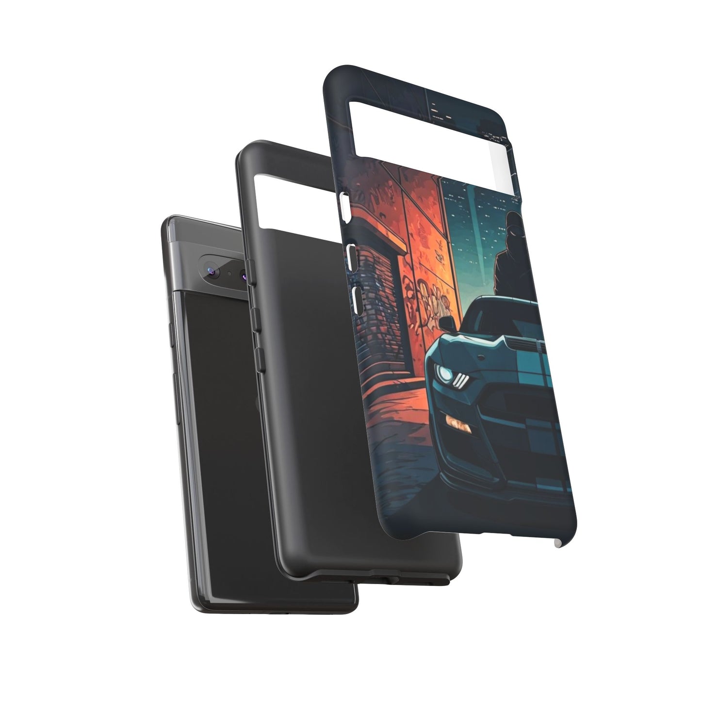 Ford Mustang Shelby GT350 Street Life-Dual Layer Ultra Tough Phone Case Printify by The Night Shift Automotive Apparel