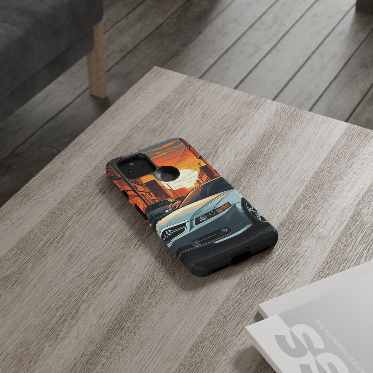 Acura TL Street Life-Dual Layer Ultra Tough Phone Case Google Pixel 5 5G Glossy Printify by The Night Shift Automotive Apparel