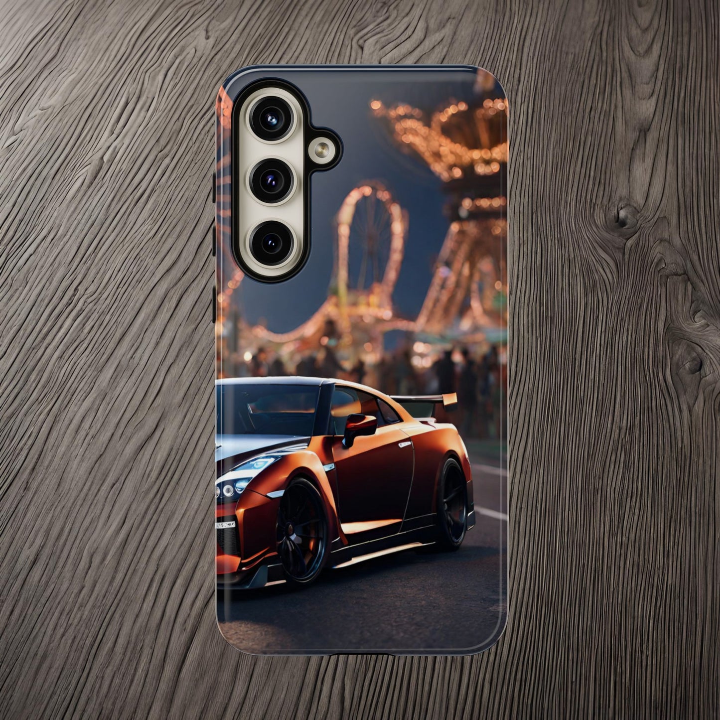 Nissan GTR R35-Dual Layer Ultra Tough Phone Case Samsung Galaxy S24 Plus Glossy Printify by The Night Shift Automotive Apparel
