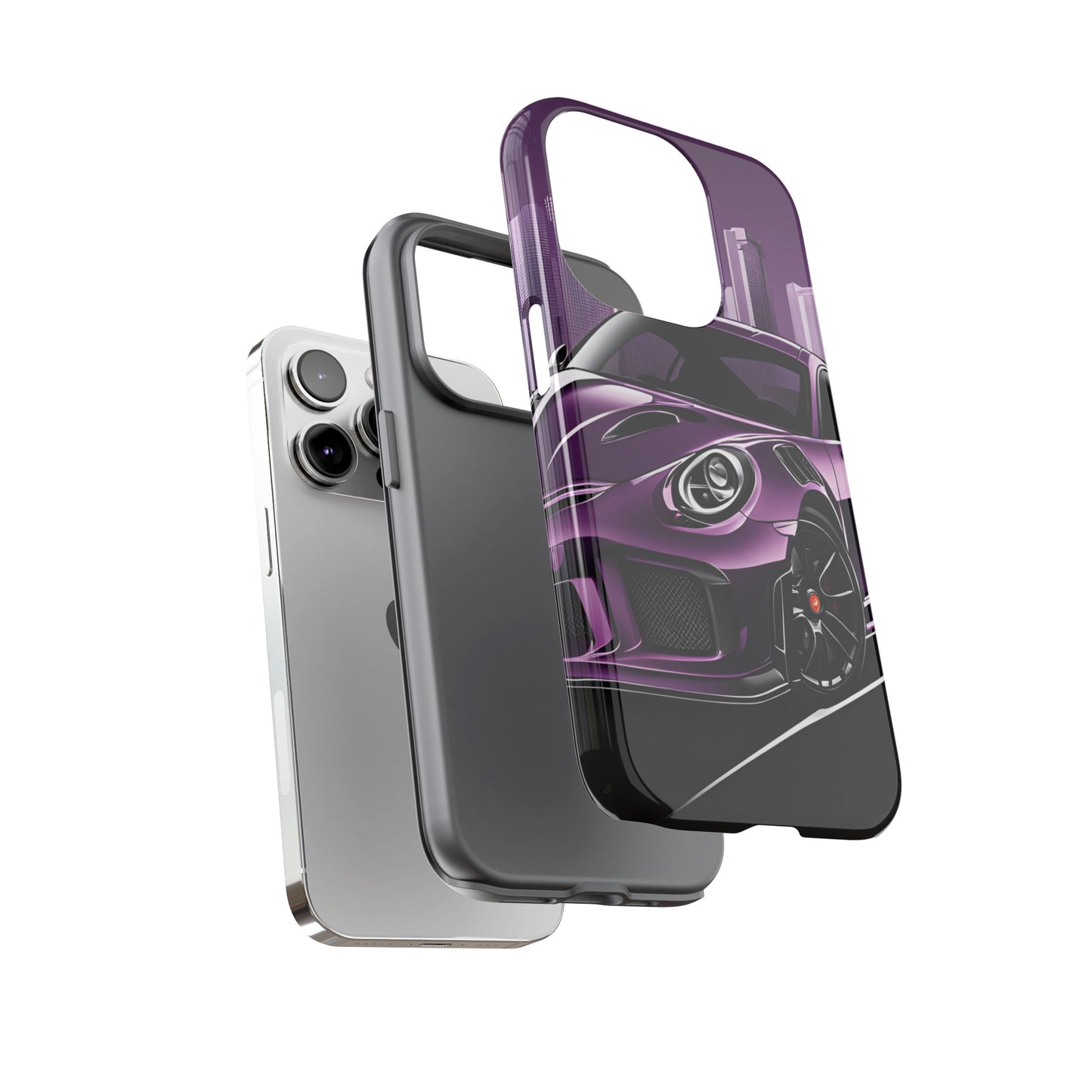 Porsche 911 GT3 RS-Dual Layer Ultra Tough Phone Case Printify by The Night Shift Automotive Apparel