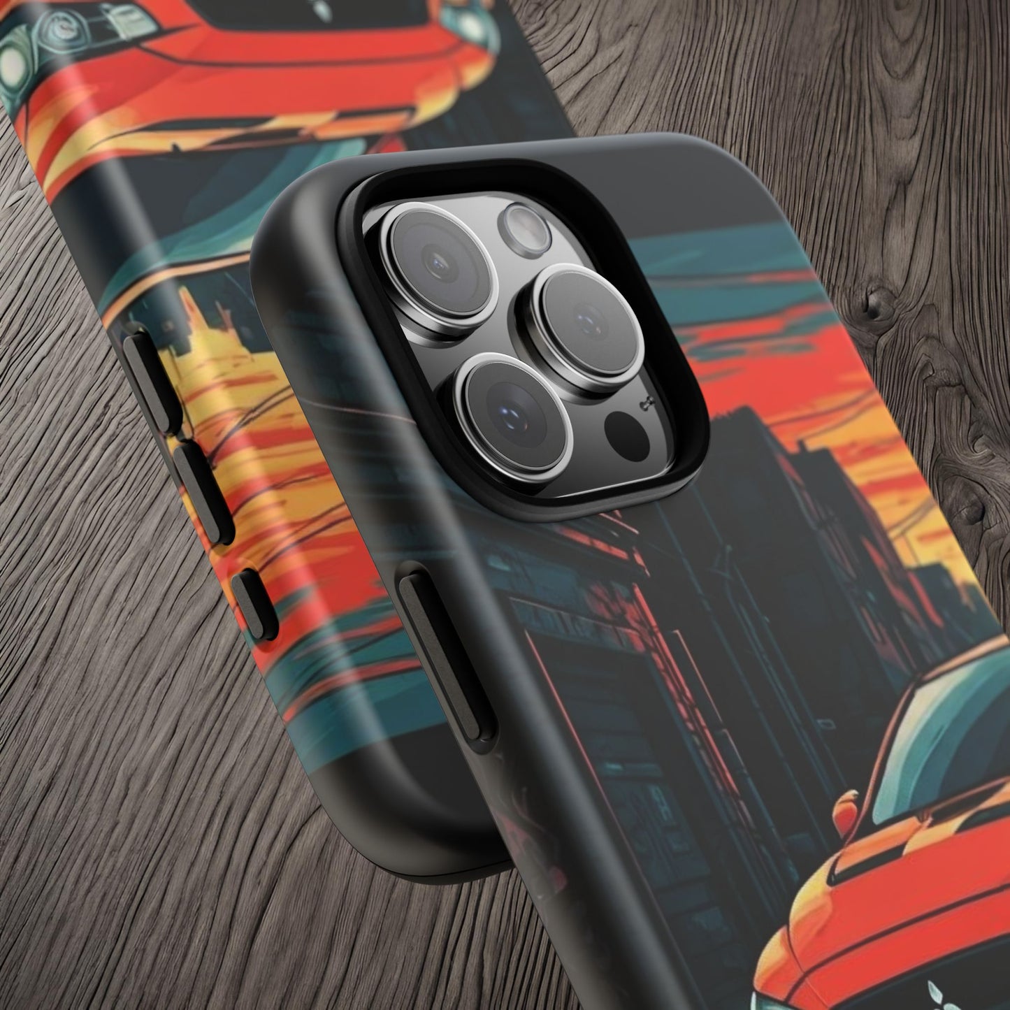 Mitsubishi Evo X Street Life-Dual Layer Ultra Tough Phone Case Printify by The Night Shift Automotive Apparel