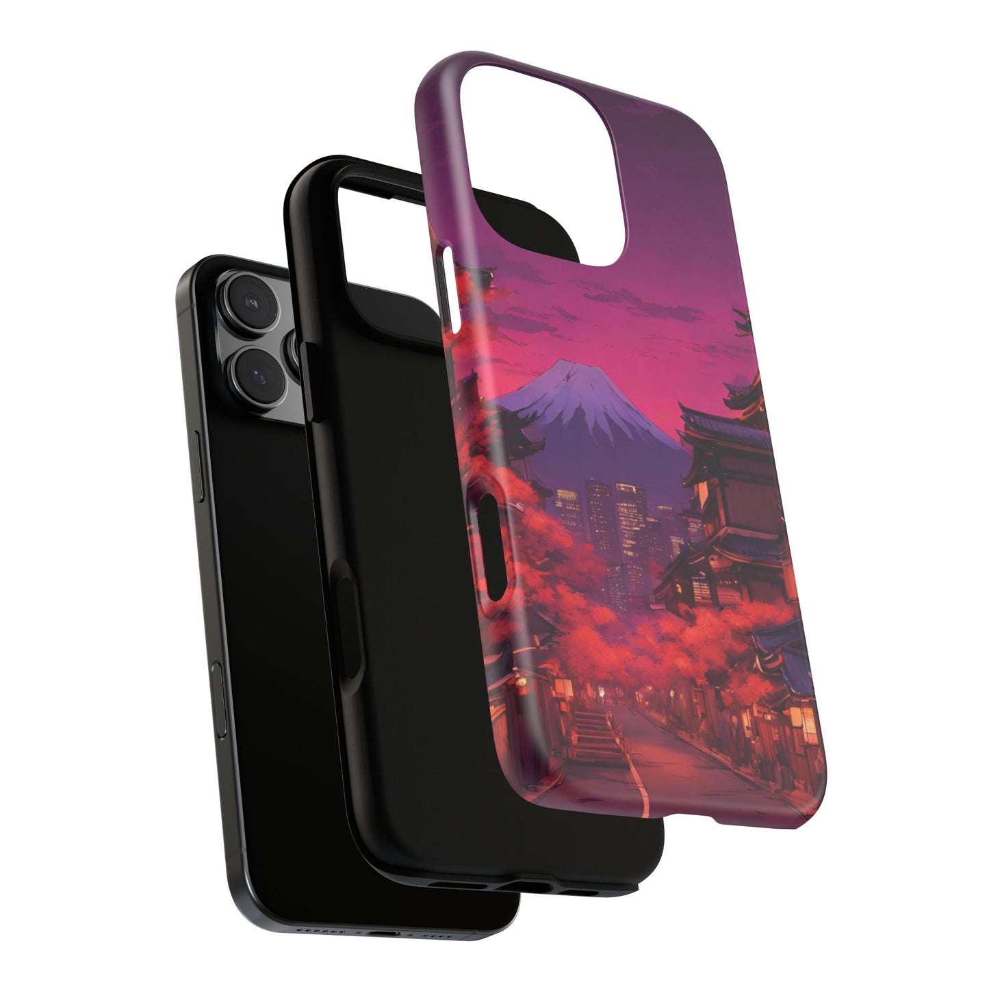 Traditional Japanese Village Countryside-Dual Layer Ultra Tough Phone Case Printify by The Night Shift Automotive Apparel