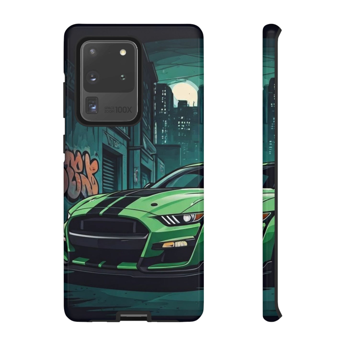 Ford Mustang Shelby GT500 Street Life-Dual Layer Ultra Tough Phone Case Samsung Galaxy S20 Ultra Glossy Printify by The Night Shift Automotive Apparel