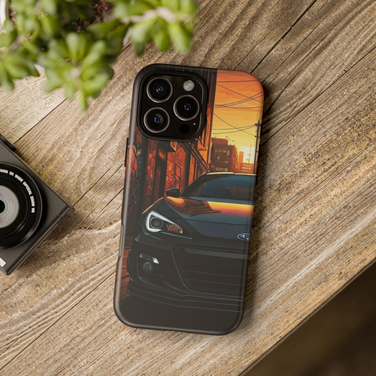 Subaru BRZ Street Life-Dual Layer Ultra Tough Phone Case iPhone 16 Pro Max Matte Printify by The Night Shift Automotive Apparel