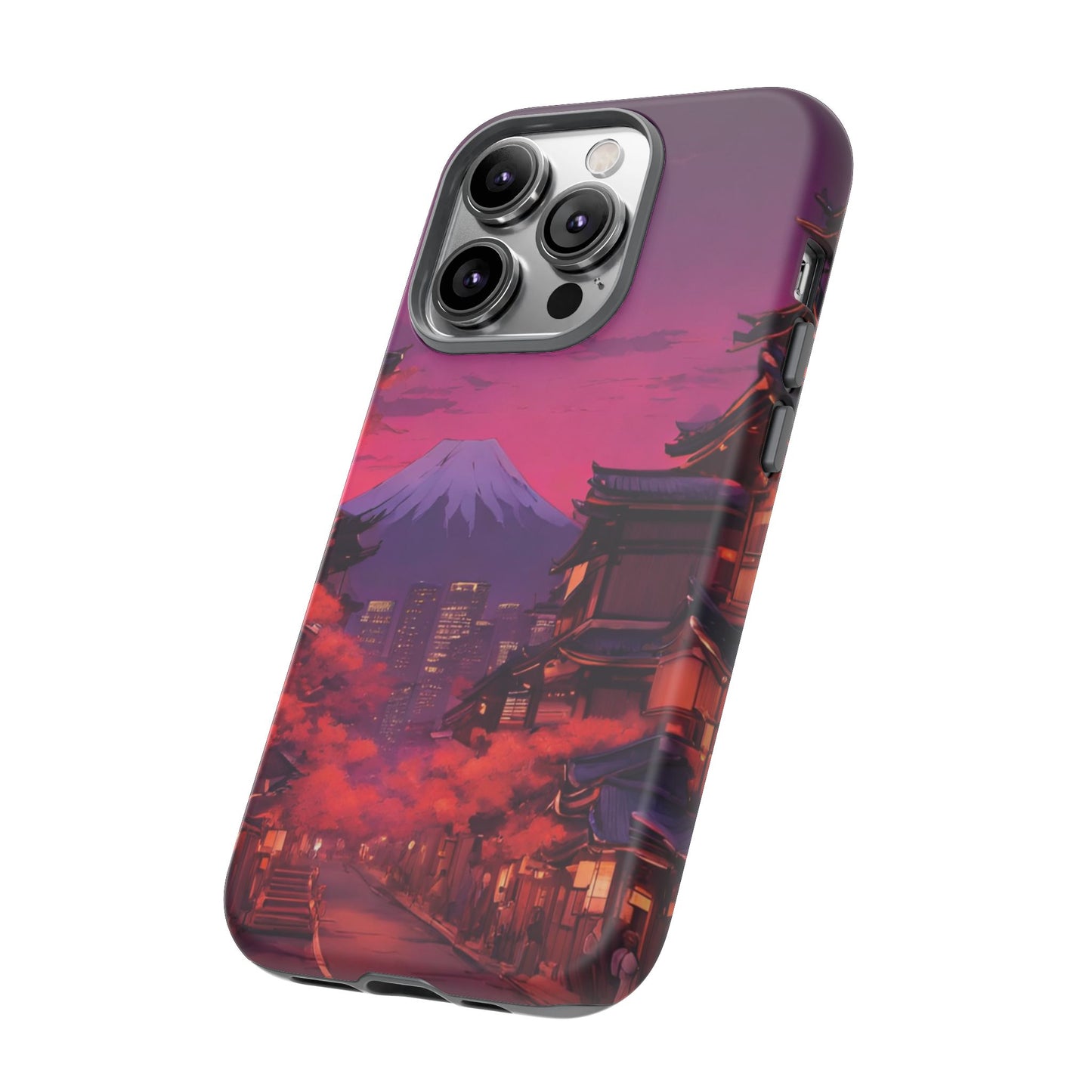 Traditional Japanese Village Countryside-Dual Layer Ultra Tough Phone Case Printify by The Night Shift Automotive Apparel