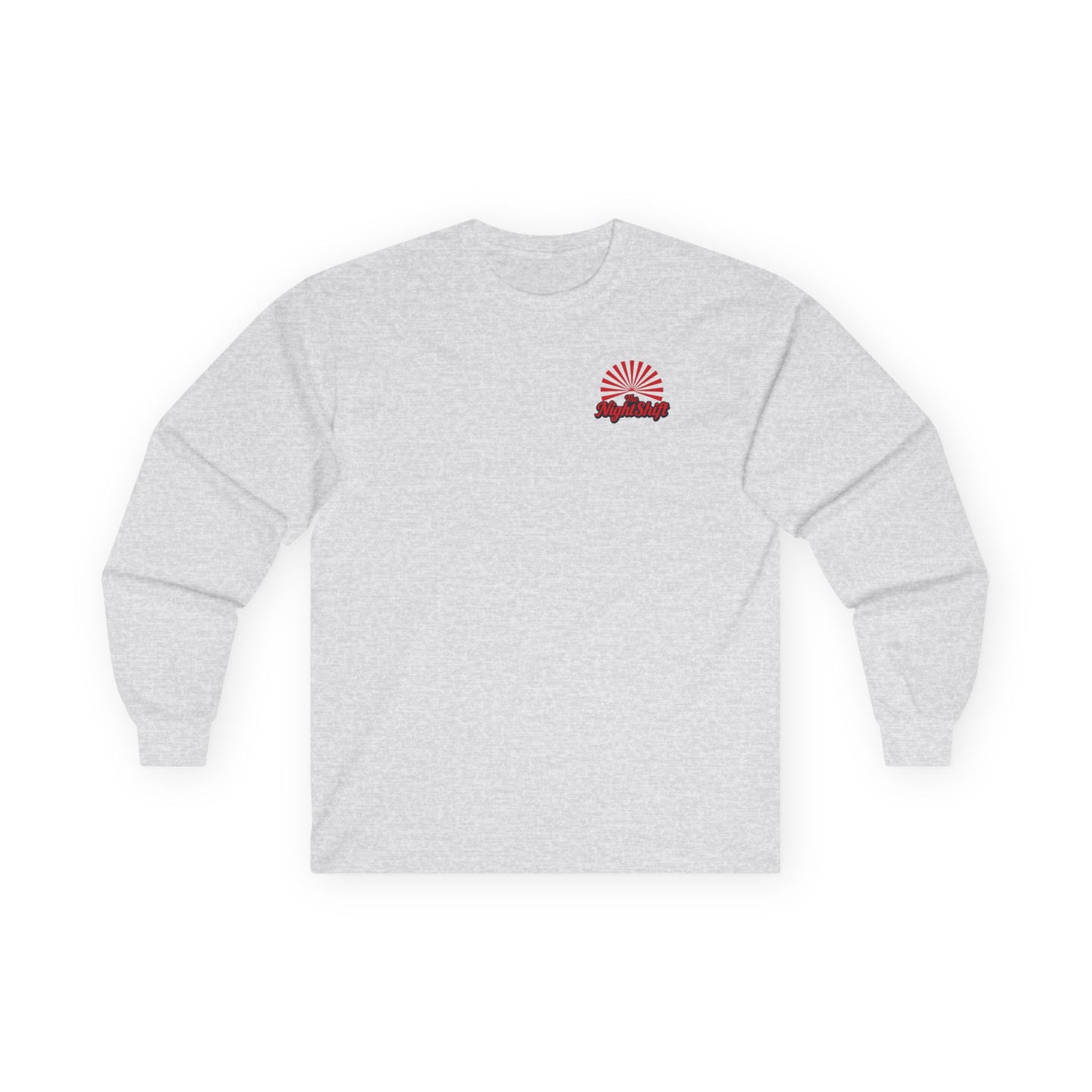 Good Vibes Panda-Premium, Ultra Soft Unisex Long Sleeve Tee Ash Printify by The Night Shift Automotive Apparel