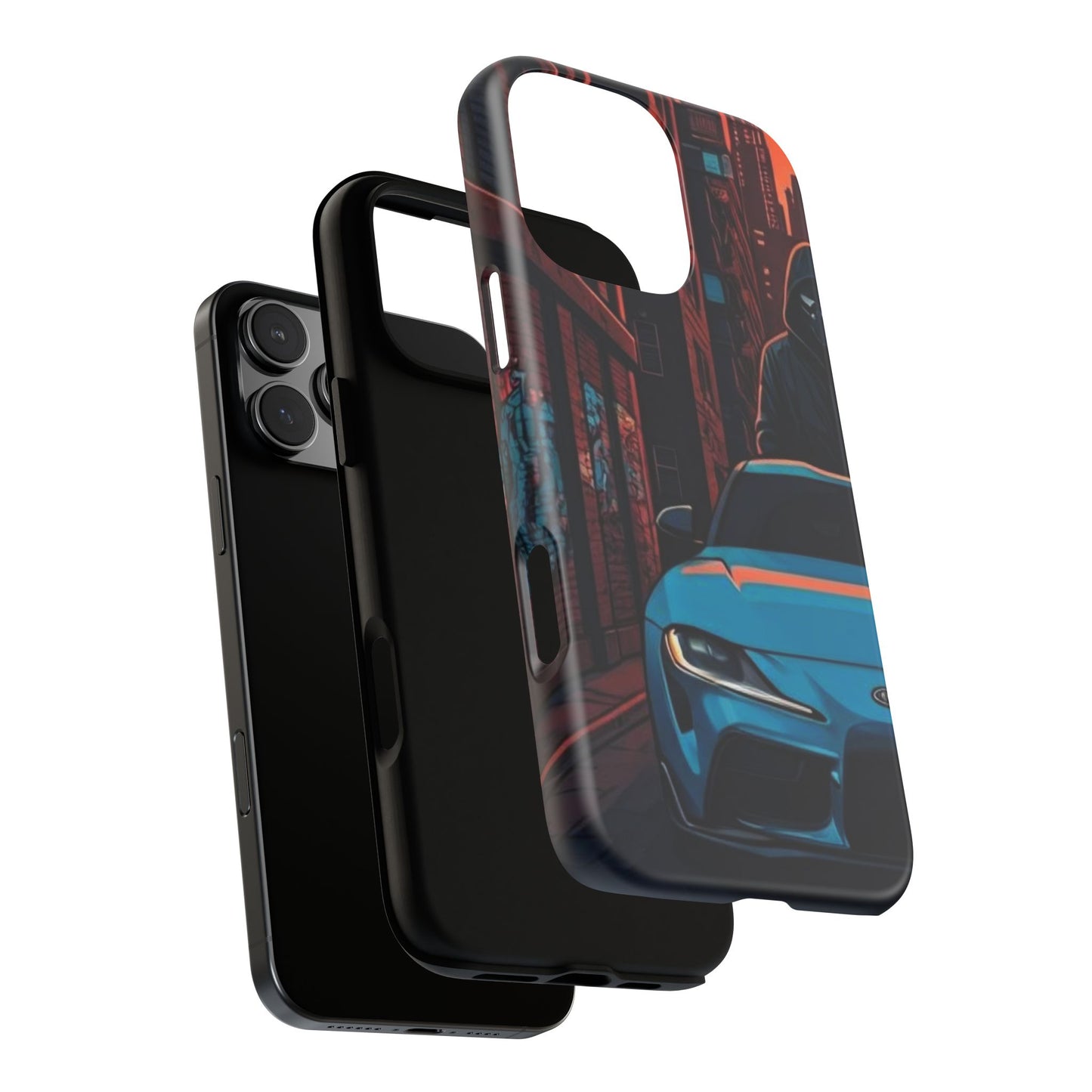 Toyota Supra MK-V Street Life-Dual Layer Ultra Tough Phone Case Printify by The Night Shift Automotive Apparel