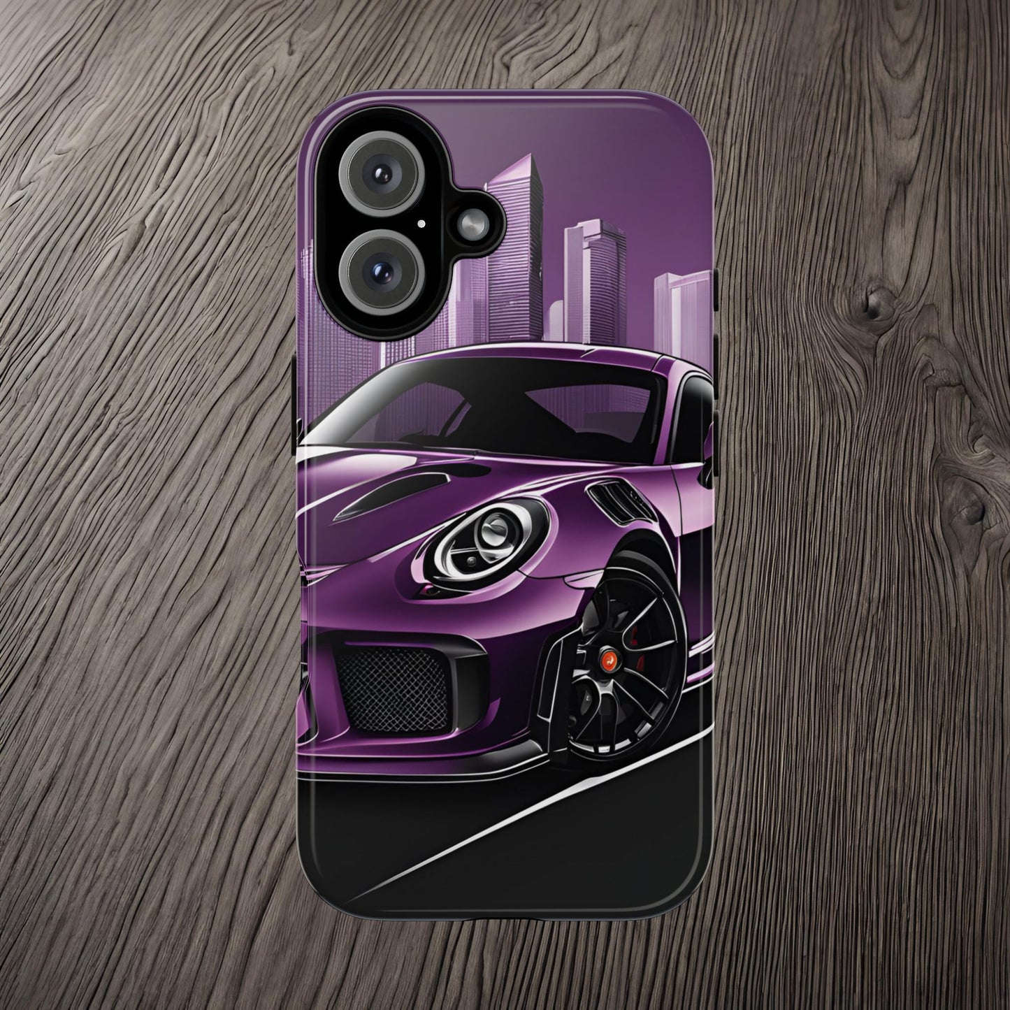 Porsche 911 GT3 RS-Dual Layer Ultra Tough Phone Case Printify by The Night Shift Automotive Apparel