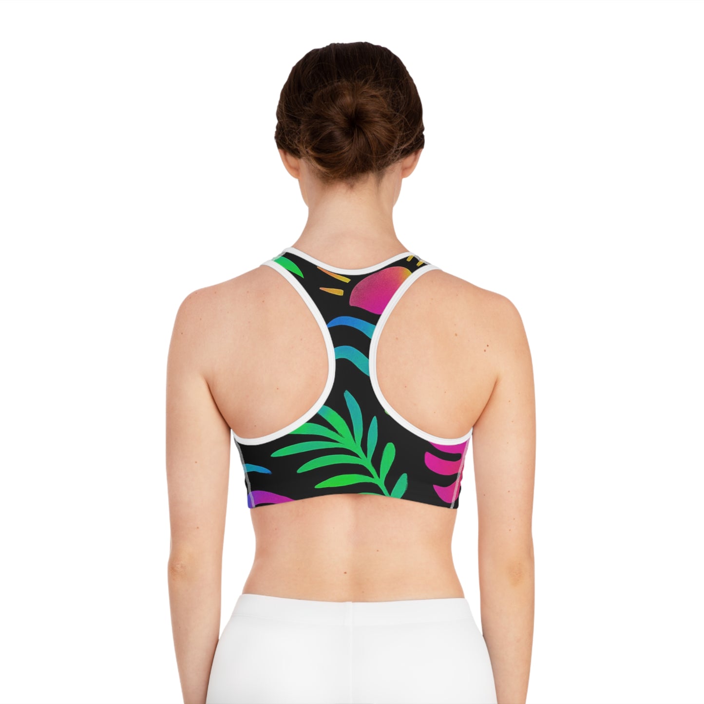 Women's Sports Bra Printify by The Night Shift Automotive Apparel