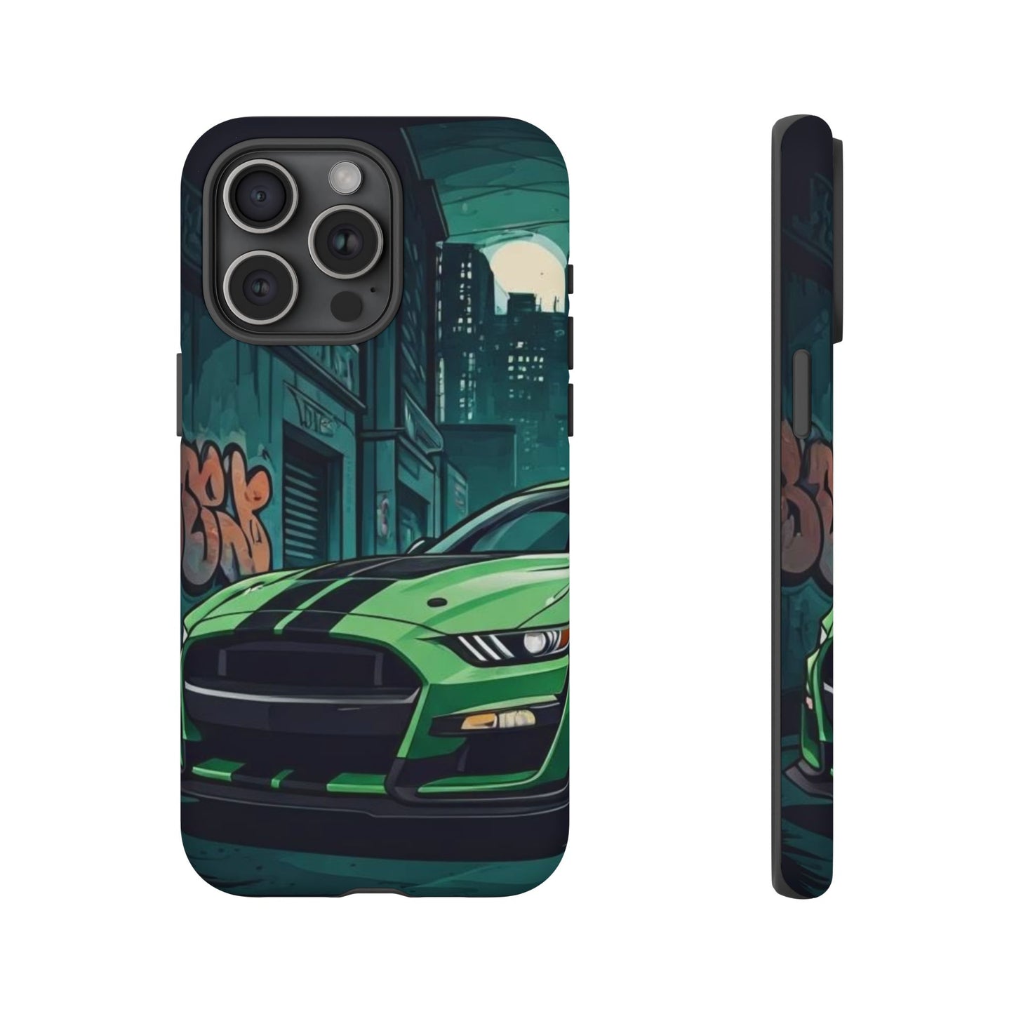 Ford Mustang Shelby GT500 Street Life-Dual Layer Ultra Tough Phone Case Printify by The Night Shift Automotive Apparel