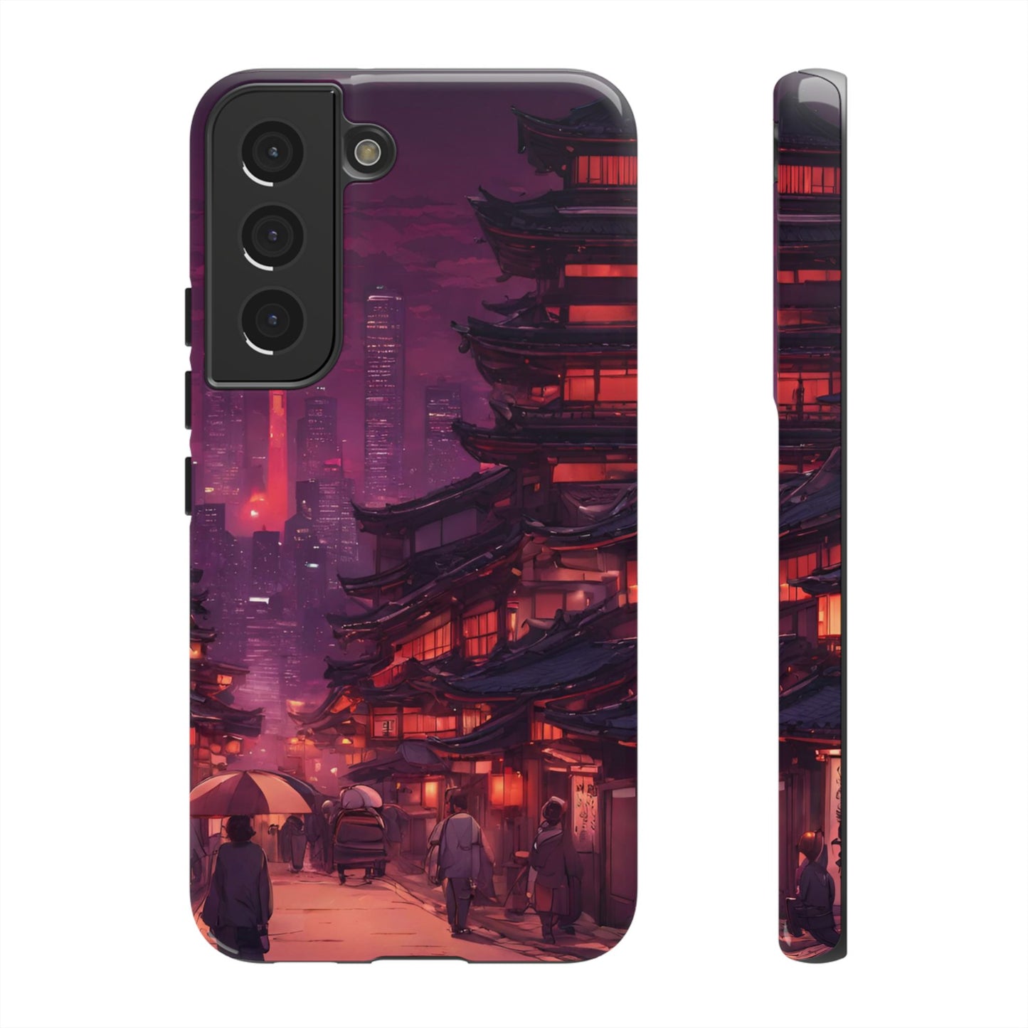 Traditional Japanese Village Countryside-Dual Layer Ultra Tough Phone Case Printify by The Night Shift Automotive Apparel