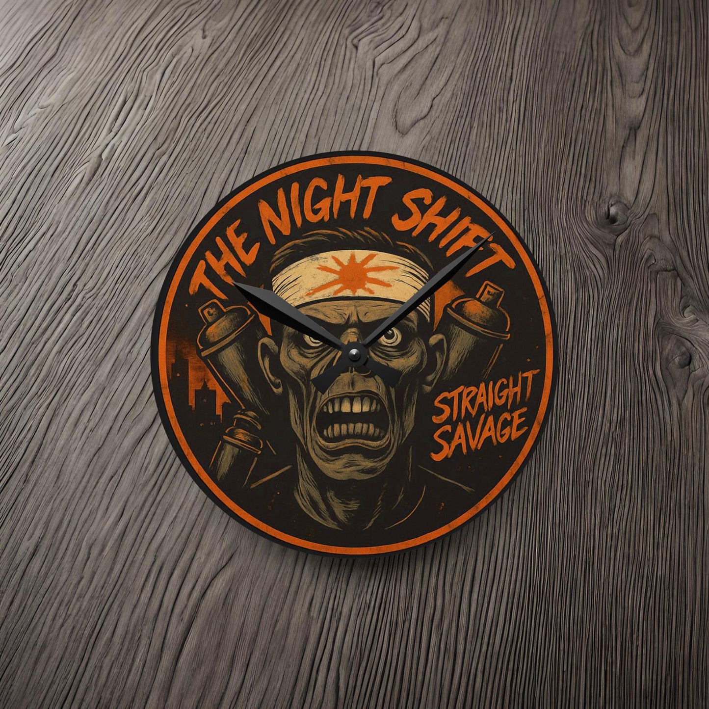 Straight Savage Kamikaze-Acrylic Wall Clock