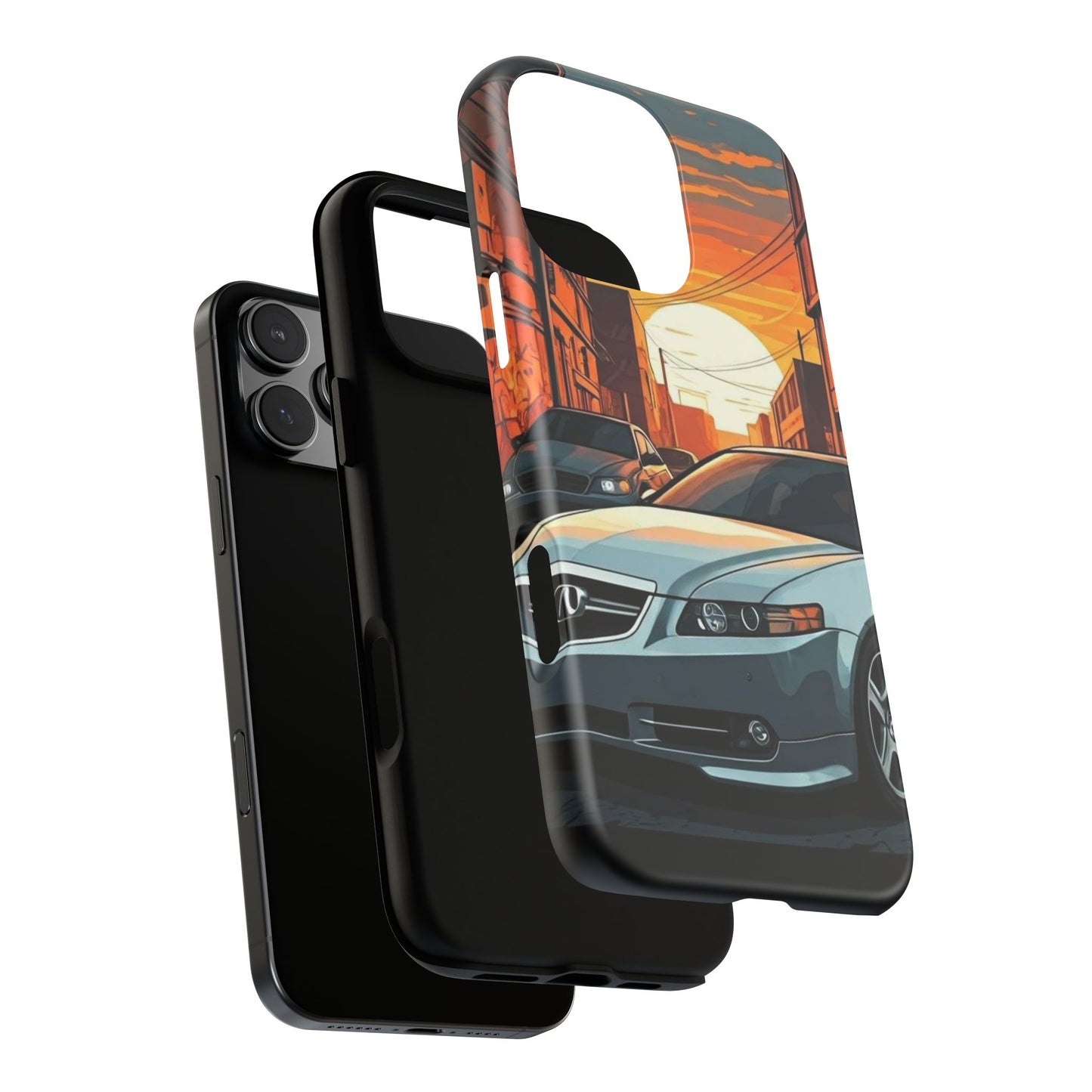 Acura TL Street Life-Dual Layer Ultra Tough Phone Case Printify by The Night Shift Automotive Apparel