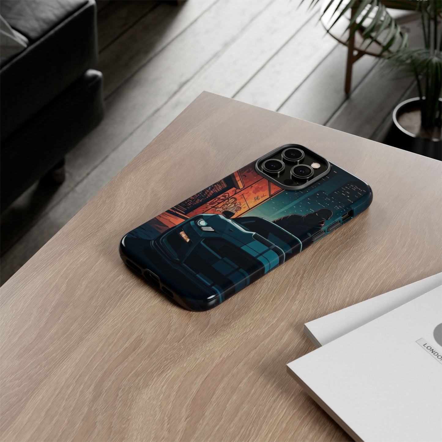 Ford Mustang Shelby GT350 Street Life-Dual Layer Ultra Tough Phone Case iPhone 14 Pro Max Glossy Printify by The Night Shift Automotive Apparel