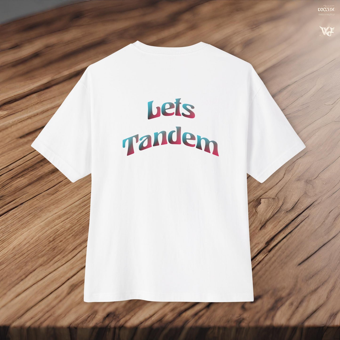 Lets Tandem-Premium, Ultra Soft, Unisex Oversized Boxy Tee Printify by The Night Shift Automotive Apparel