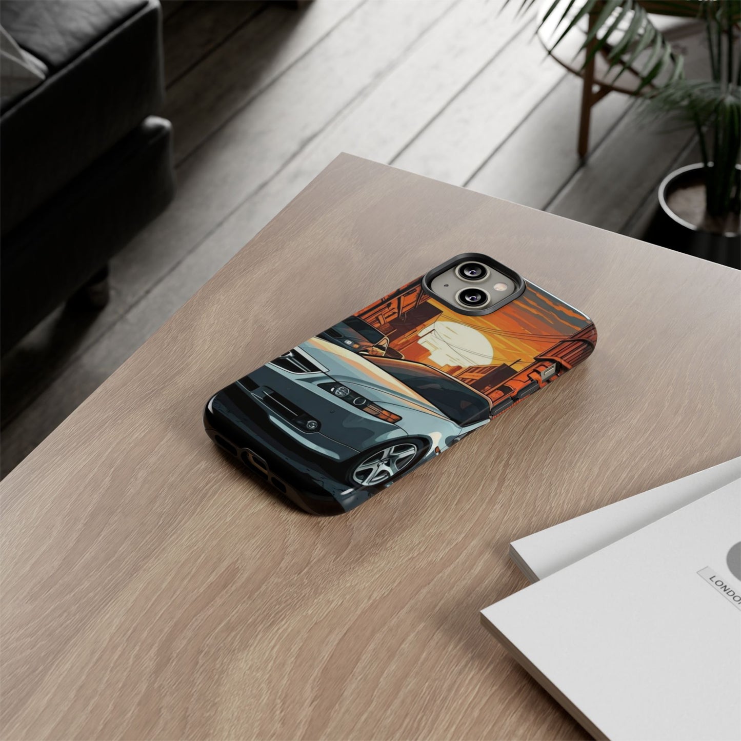 Acura TL Street Life-Dual Layer Ultra Tough Phone Case iPhone 14 Glossy Printify by The Night Shift Automotive Apparel
