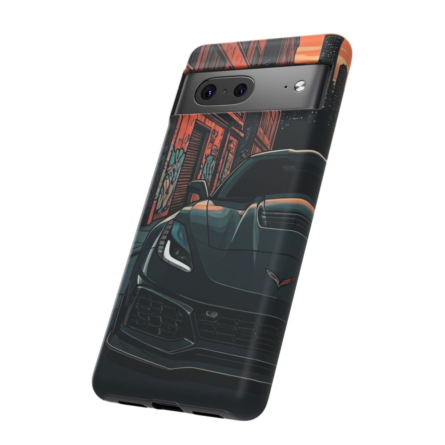 Chevy Corvette C7 Street Life-Dual Layer Ultra Tough Phone Case Printify by The Night Shift Automotive Apparel