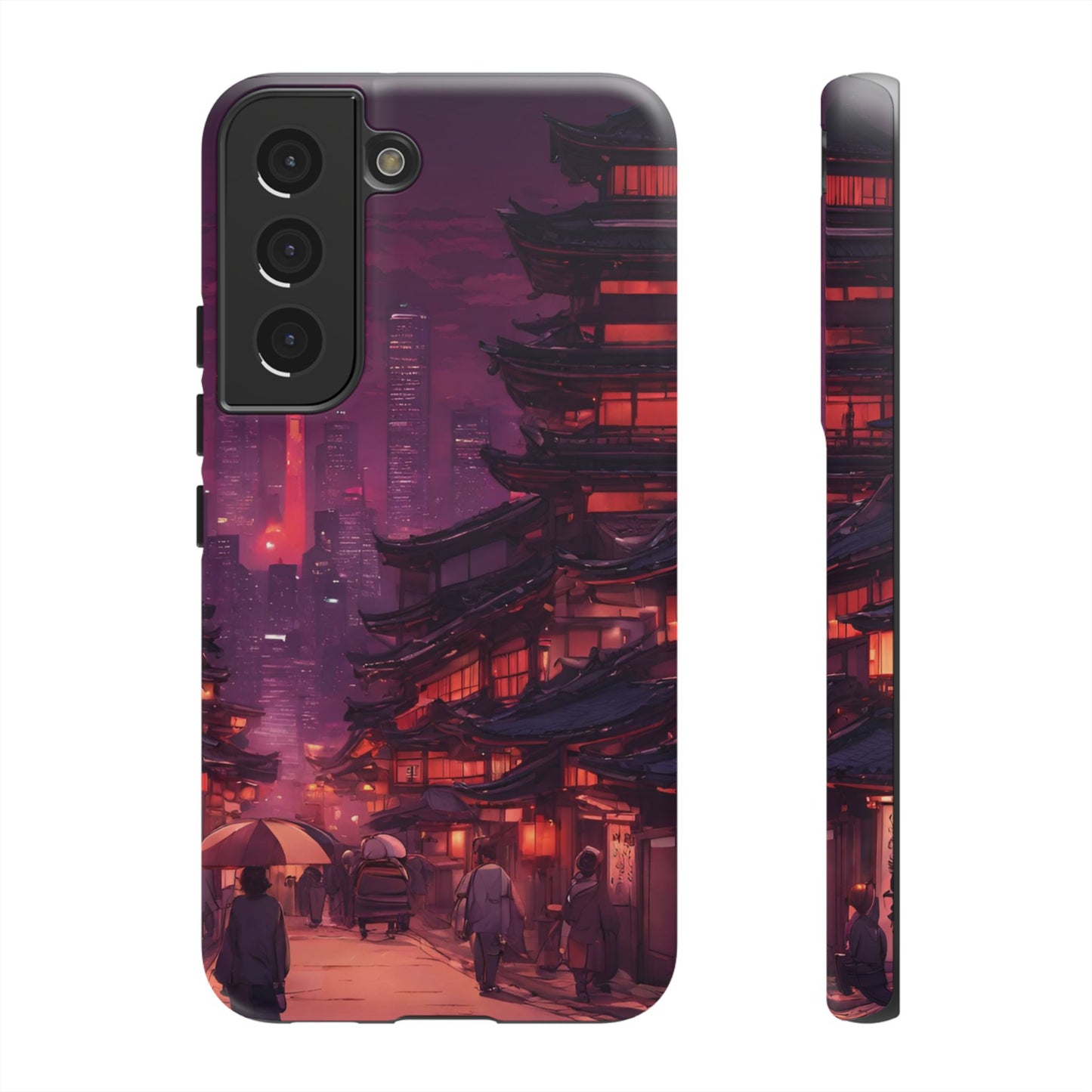 Traditional Japanese Village Countryside-Dual Layer Ultra Tough Phone Case Printify by The Night Shift Automotive Apparel