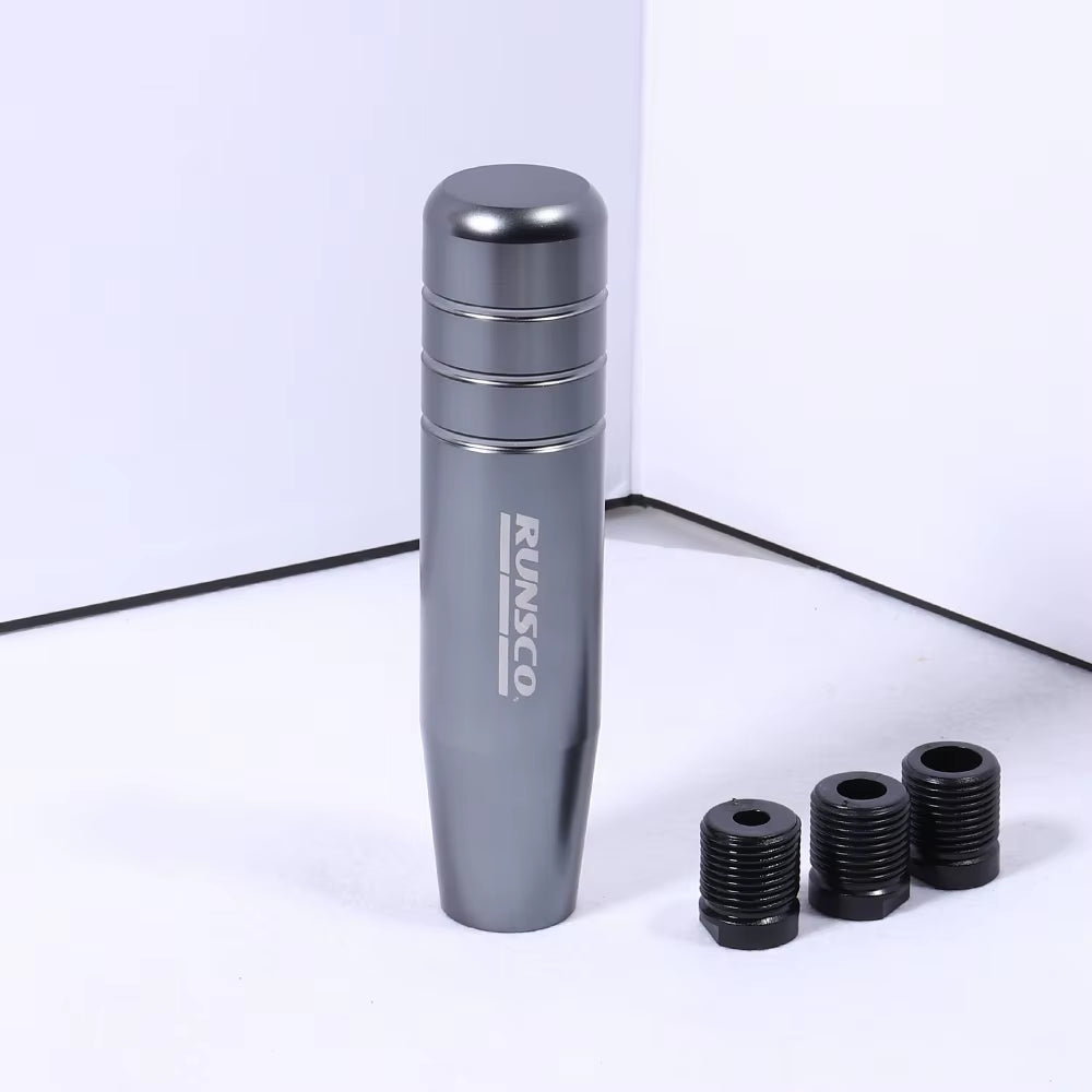Runsco Anodized Aluminum Shift Knob Gray The Night Shift Performance Street Gear by The Night Shift Automotive Apparel