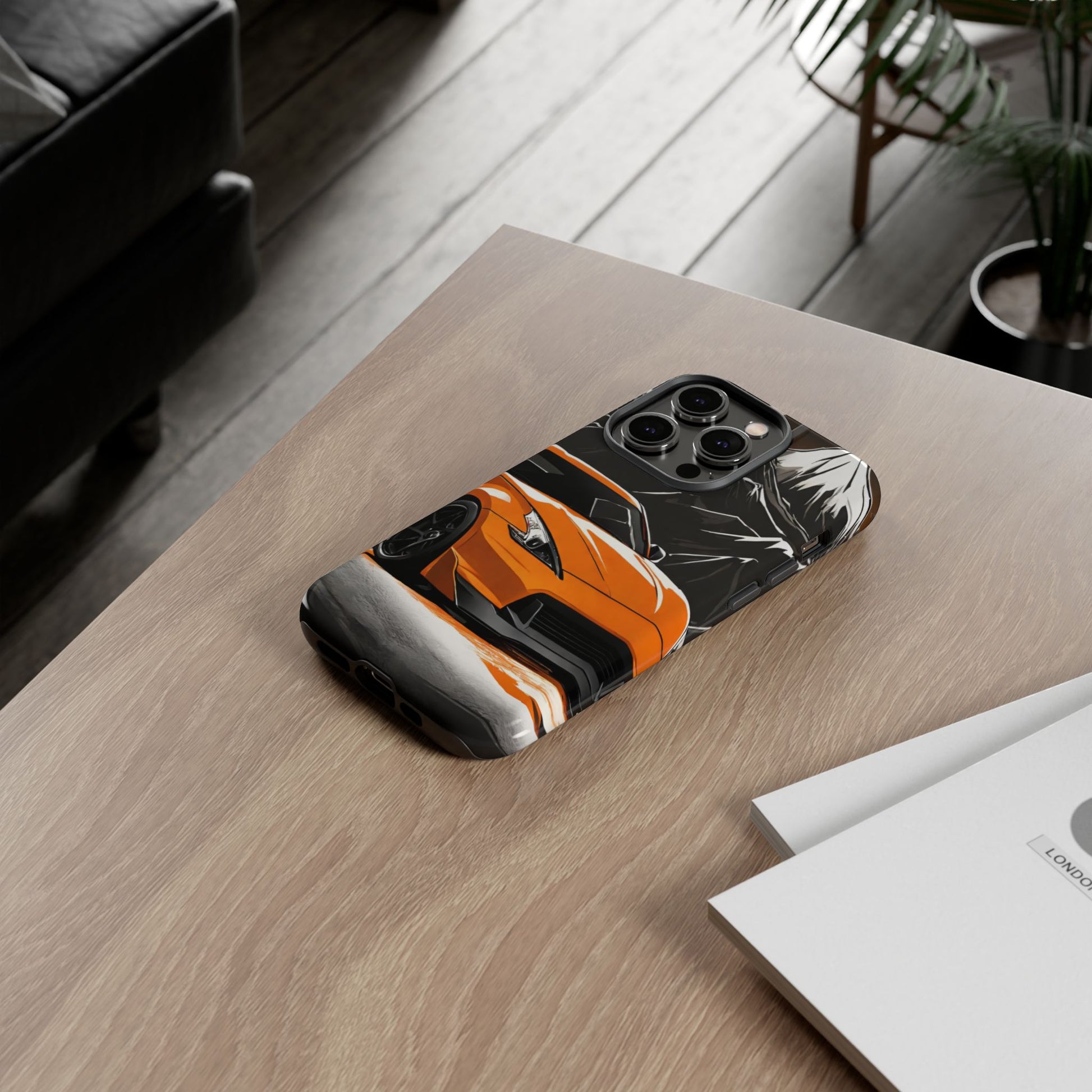 Nissan 370Z Mt Fuji-Dual Layer Ultra Tough Phone Case iPhone 14 Pro Glossy Printify by The Night Shift Automotive Apparel