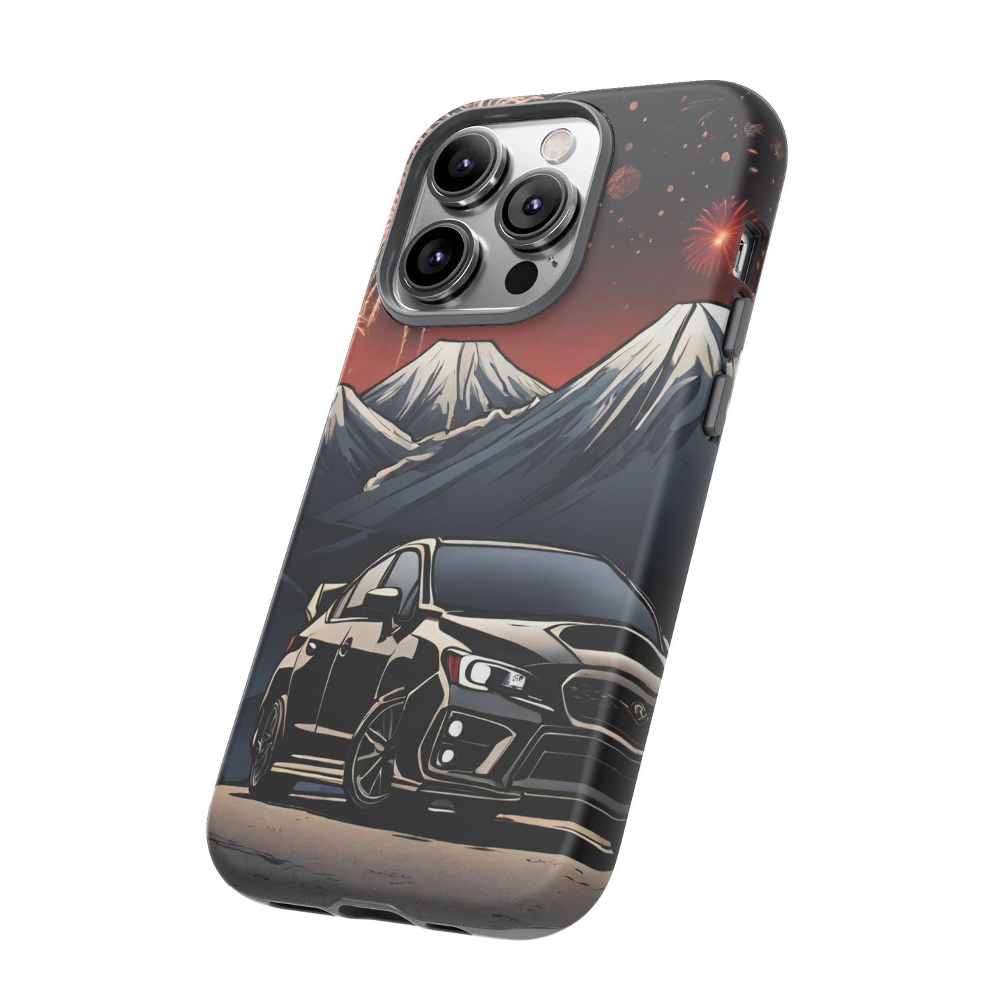 Subaru WRX/STI Fireworks-Dual Layer Ultra Tough Phone Case Printify by The Night Shift Automotive Apparel