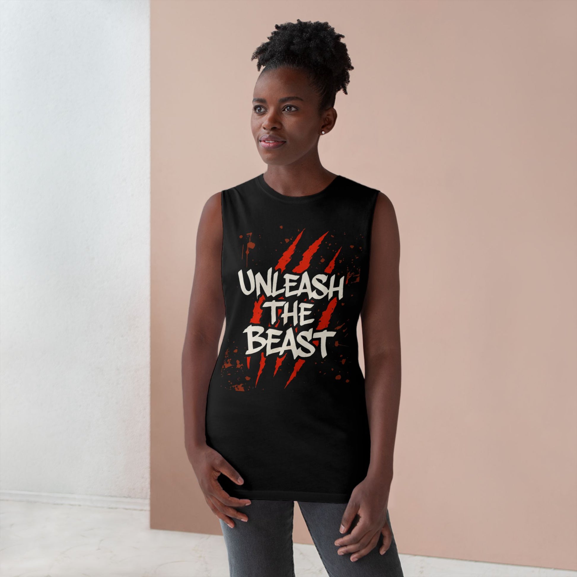Unleash The Beast - Premium Unisex Barnard Tank Top Printify by The Night Shift Automotive Apparel