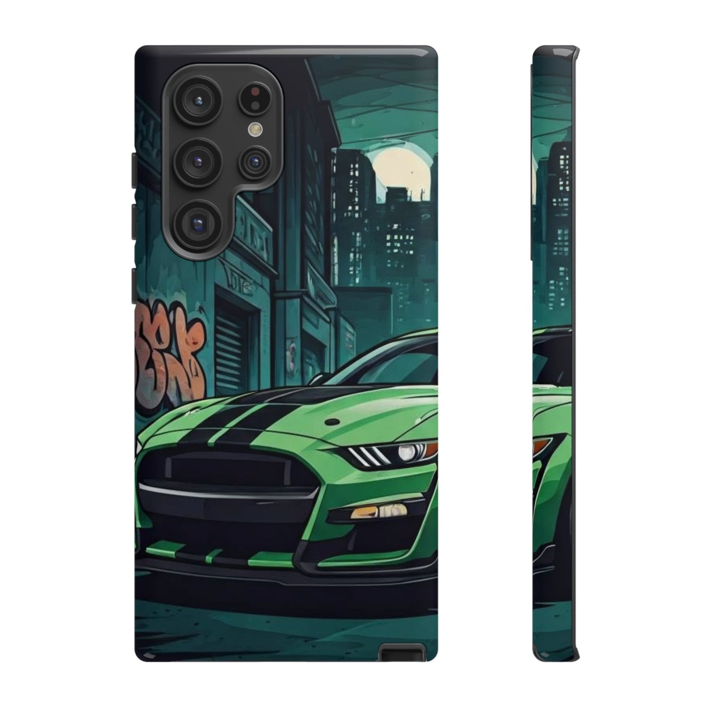 Ford Mustang Shelby GT500 Street Life-Dual Layer Ultra Tough Phone Case Printify by The Night Shift Automotive Apparel