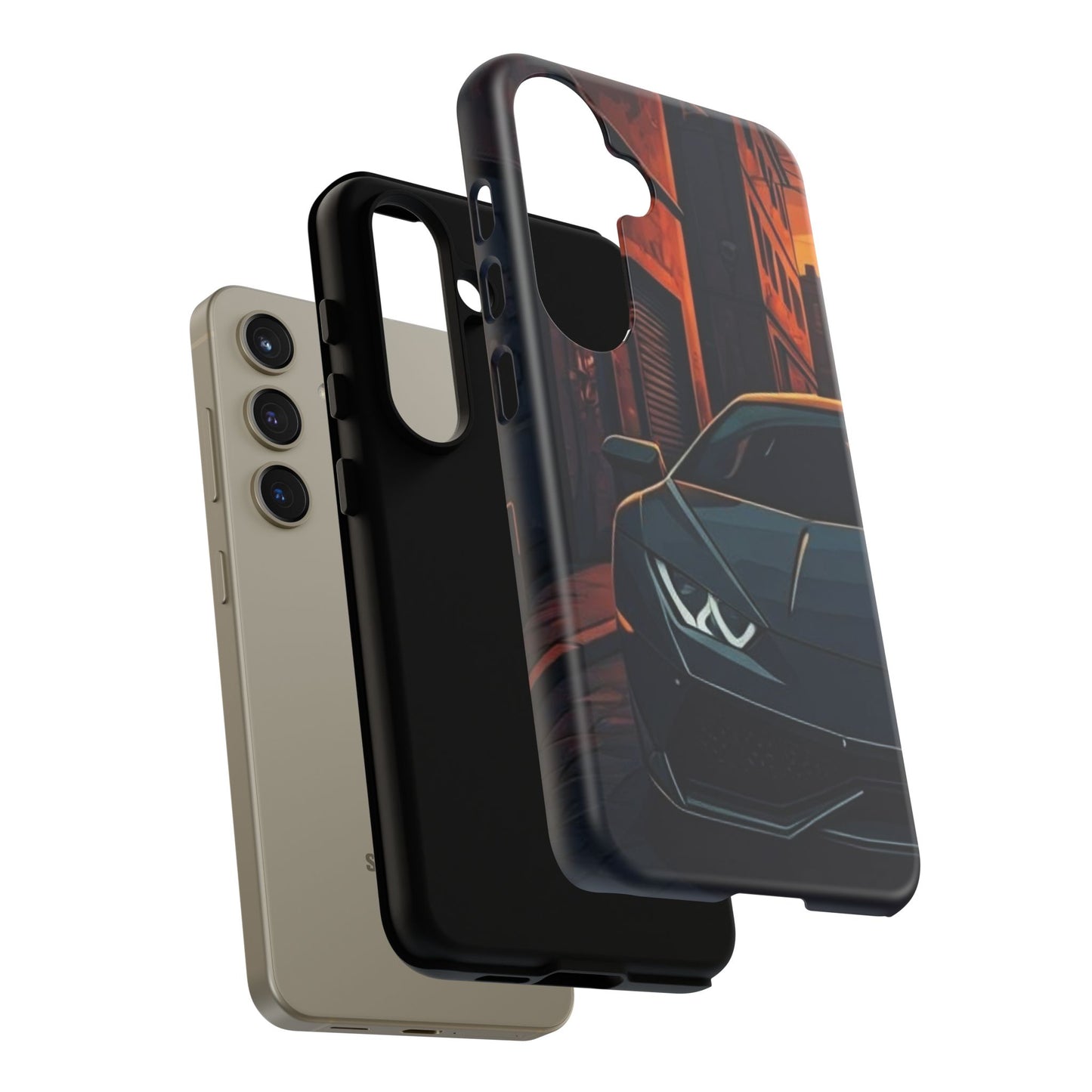 Lamborghini Huracan Street Life-Dual Layer Ultra Tough Phone Case Printify by The Night Shift Automotive Apparel