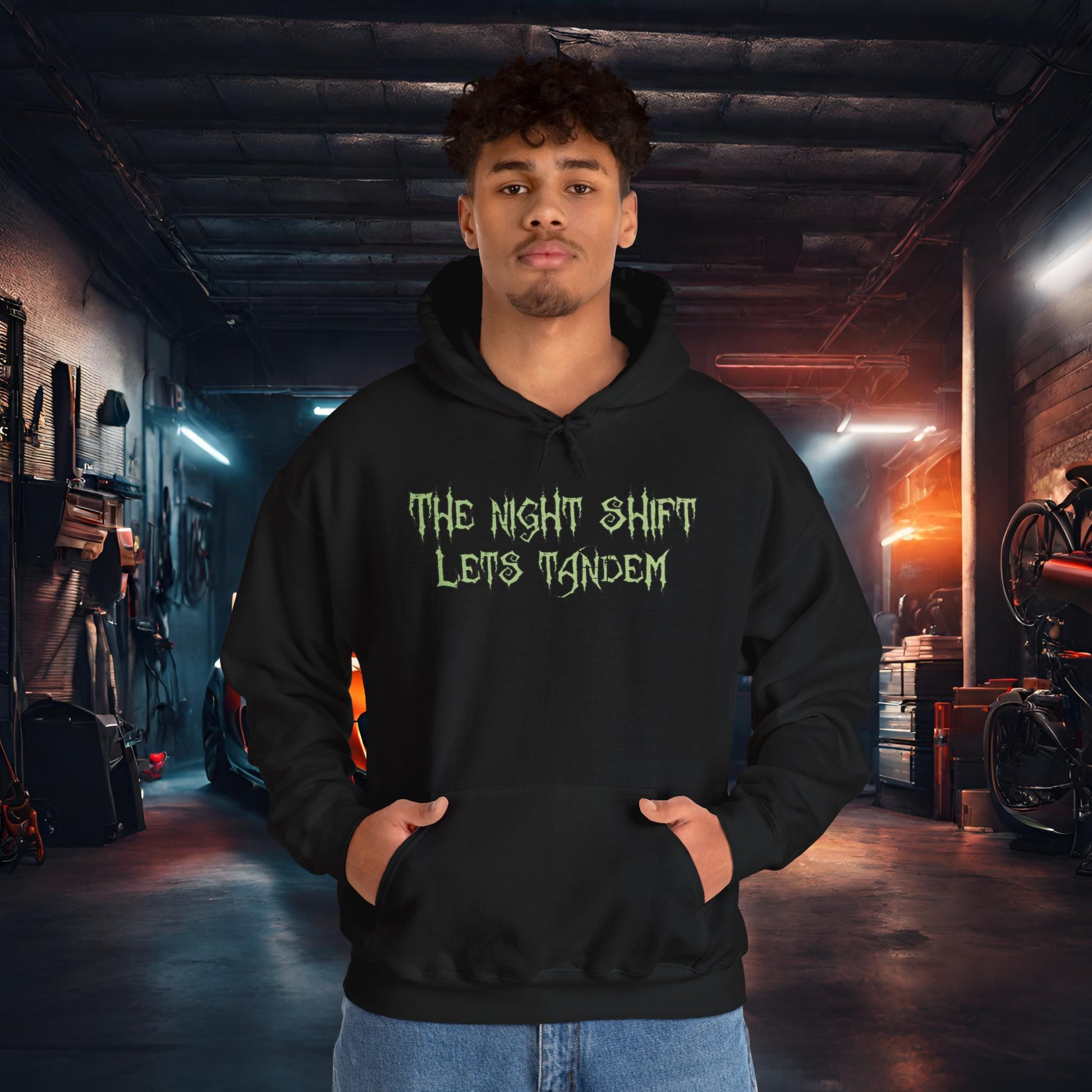 Lets Tandem Zombie-Ultra Soft, Premium Hoodie Printify by The Night Shift Automotive Apparel
