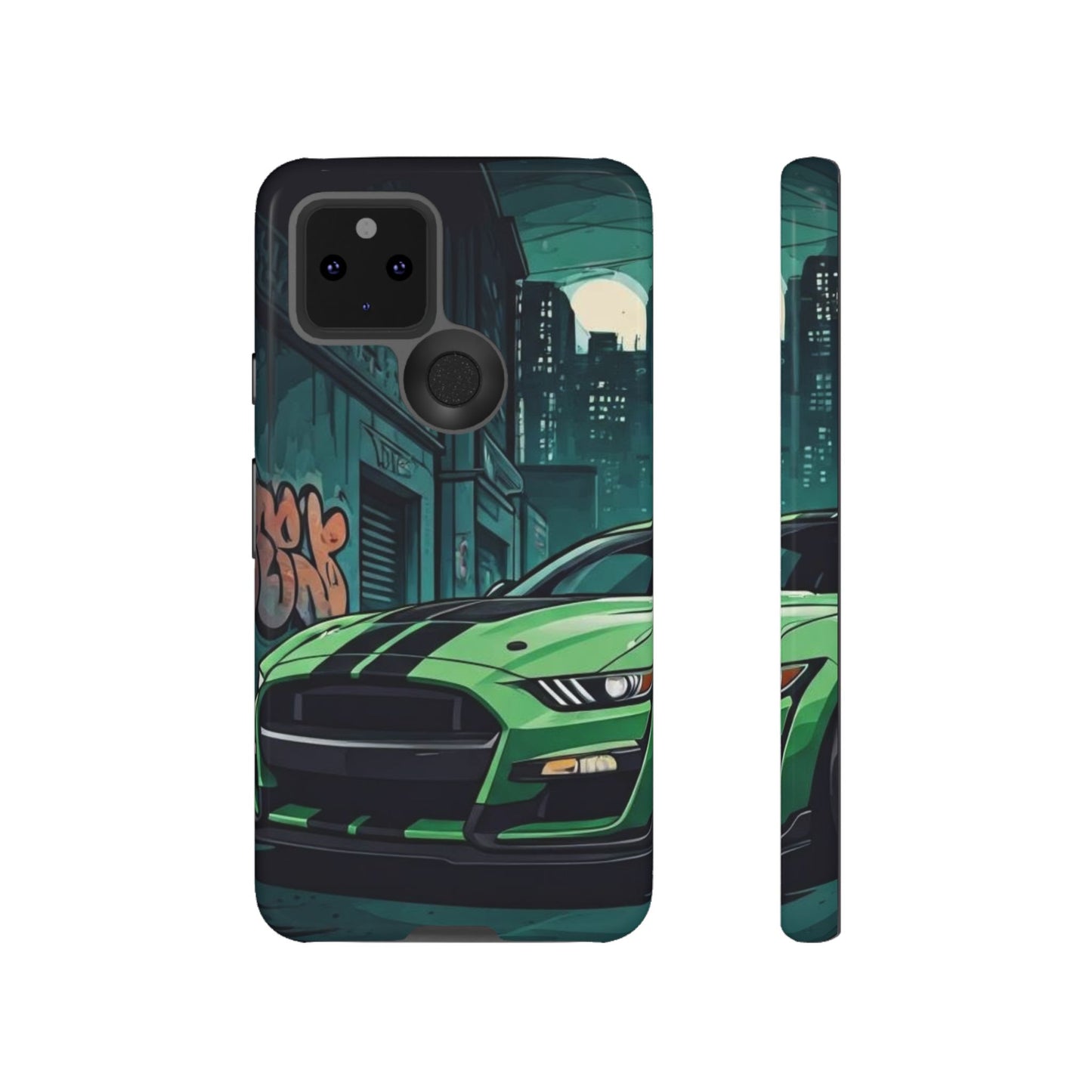 Ford Mustang Shelby GT500 Street Life-Dual Layer Ultra Tough Phone Case Printify by The Night Shift Automotive Apparel