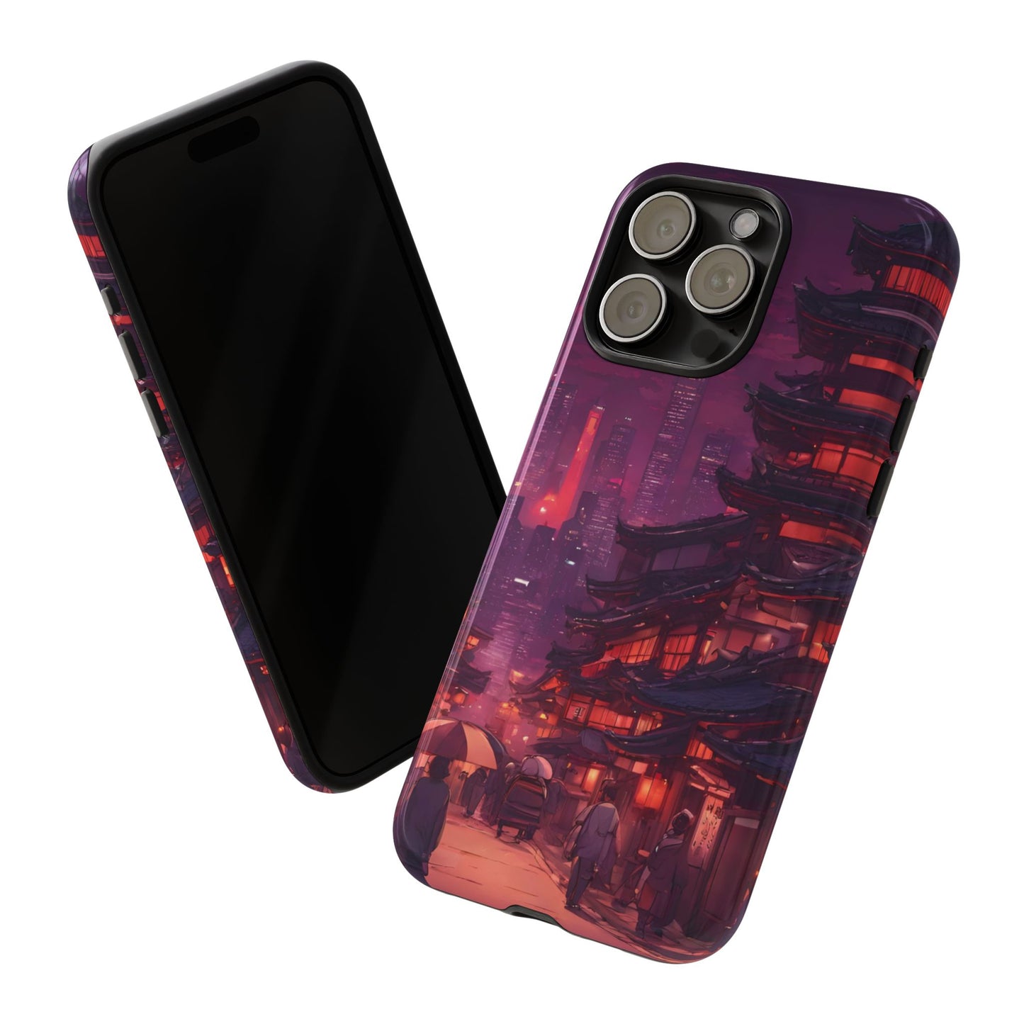 Traditional Japanese Village Countryside-Dual Layer Ultra Tough Phone Case Printify by The Night Shift Automotive Apparel
