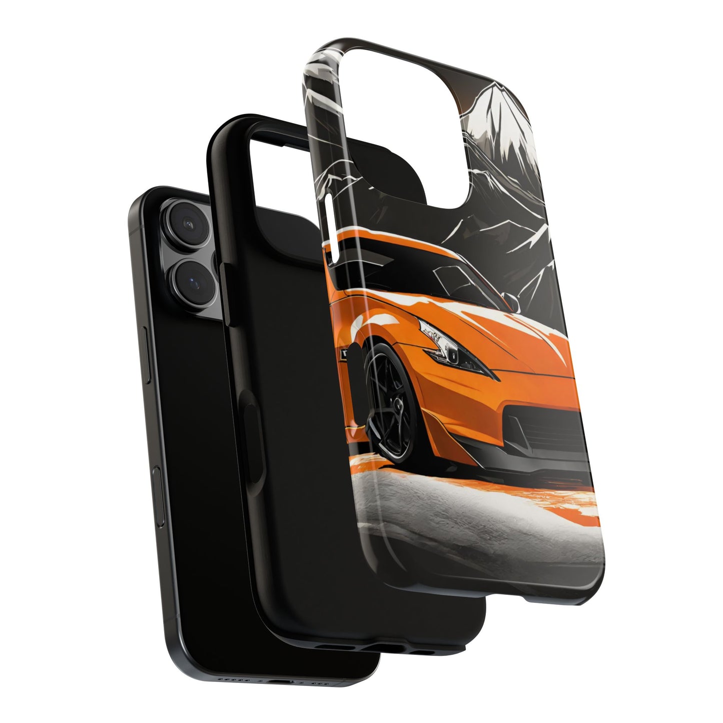 Nissan 370Z Mt Fuji-Dual Layer Ultra Tough Phone Case Printify by The Night Shift Automotive Apparel
