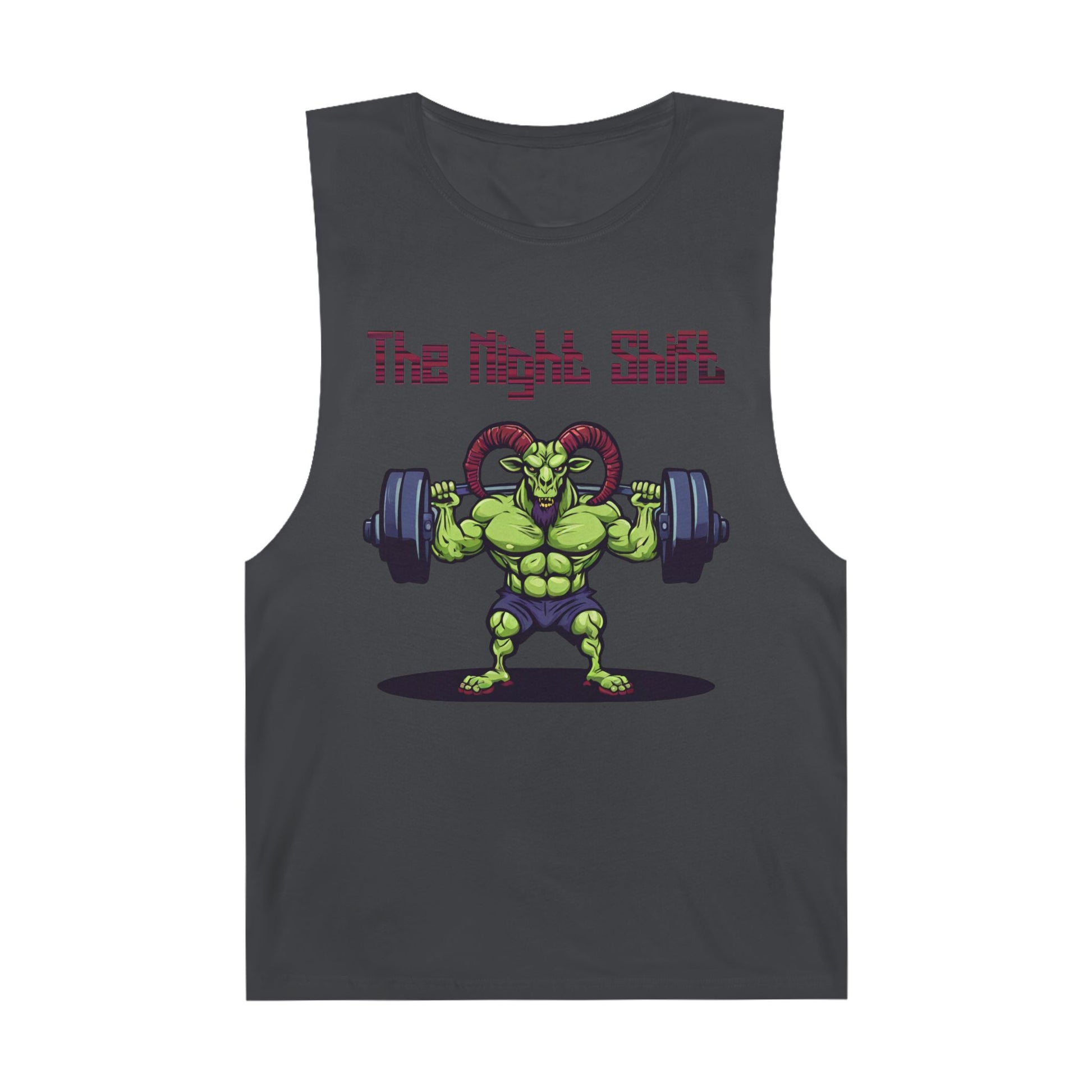 Ram Body Builder - Premium Unisex Barnard Tank Top Coal Printify by The Night Shift Automotive Apparel